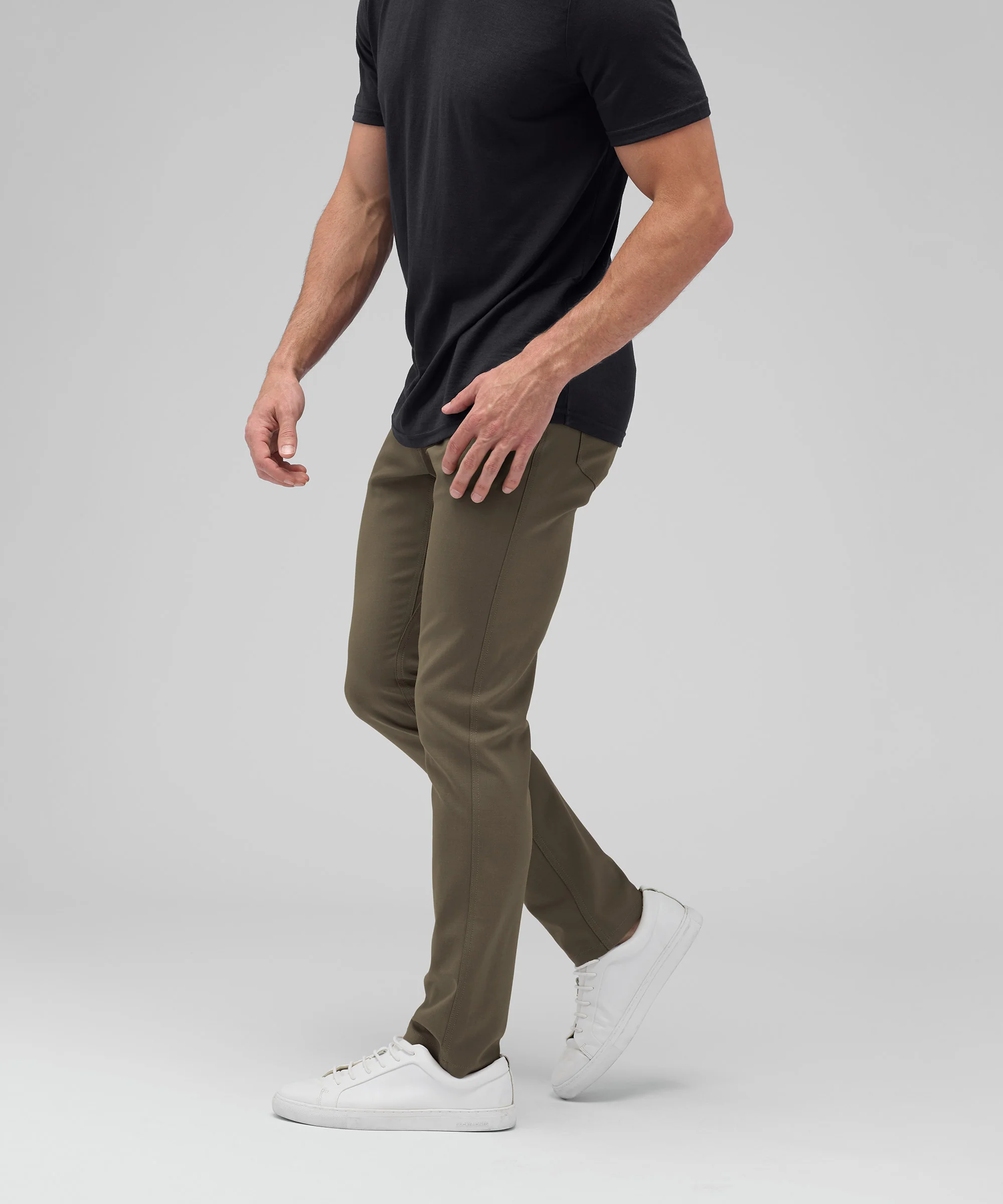 Men's Slim Merino Travel Trousers - Image 21