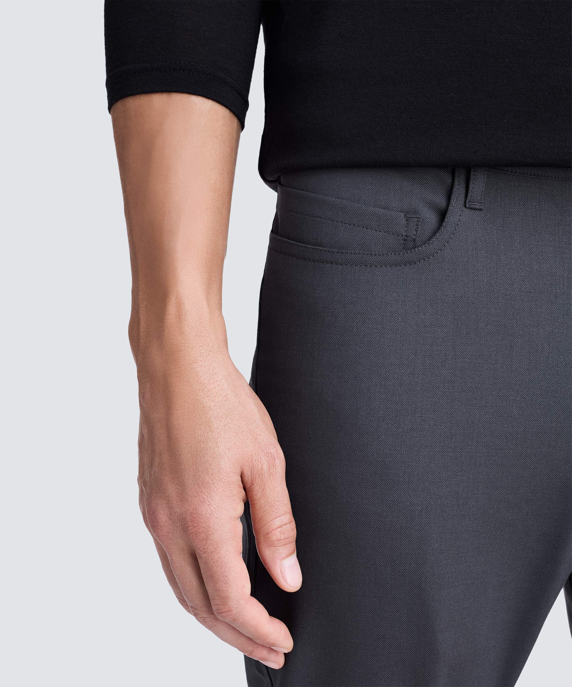 Men's Slim Merino Travel Trousers - Image 37