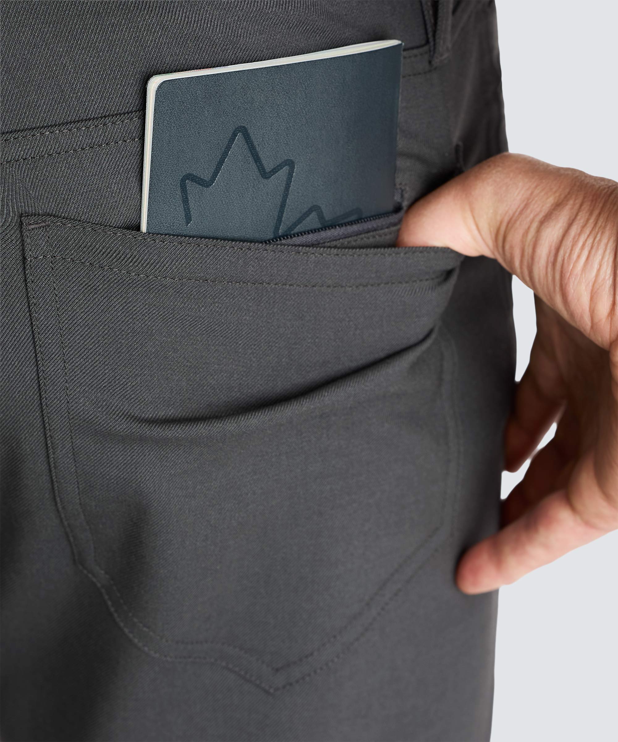 Men's Slim Merino Travel Trousers - Image 38