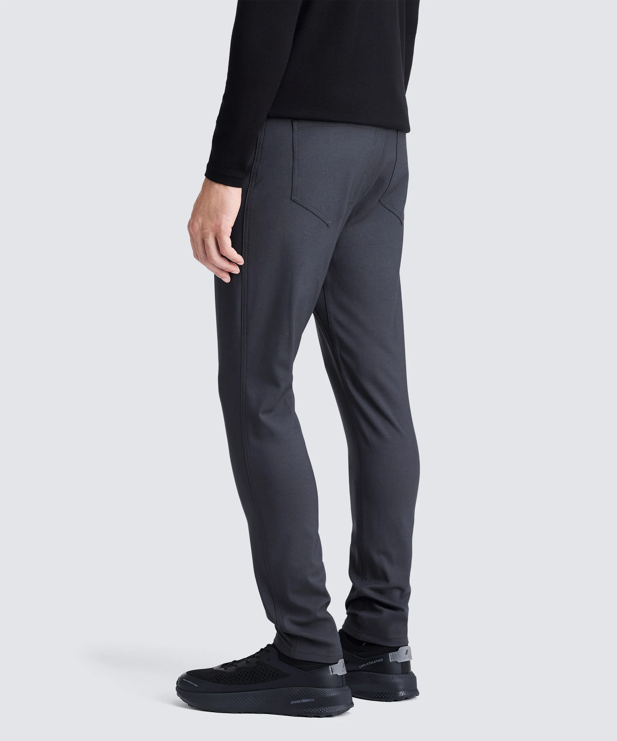 Men's Slim Merino Travel Trousers - Image 39