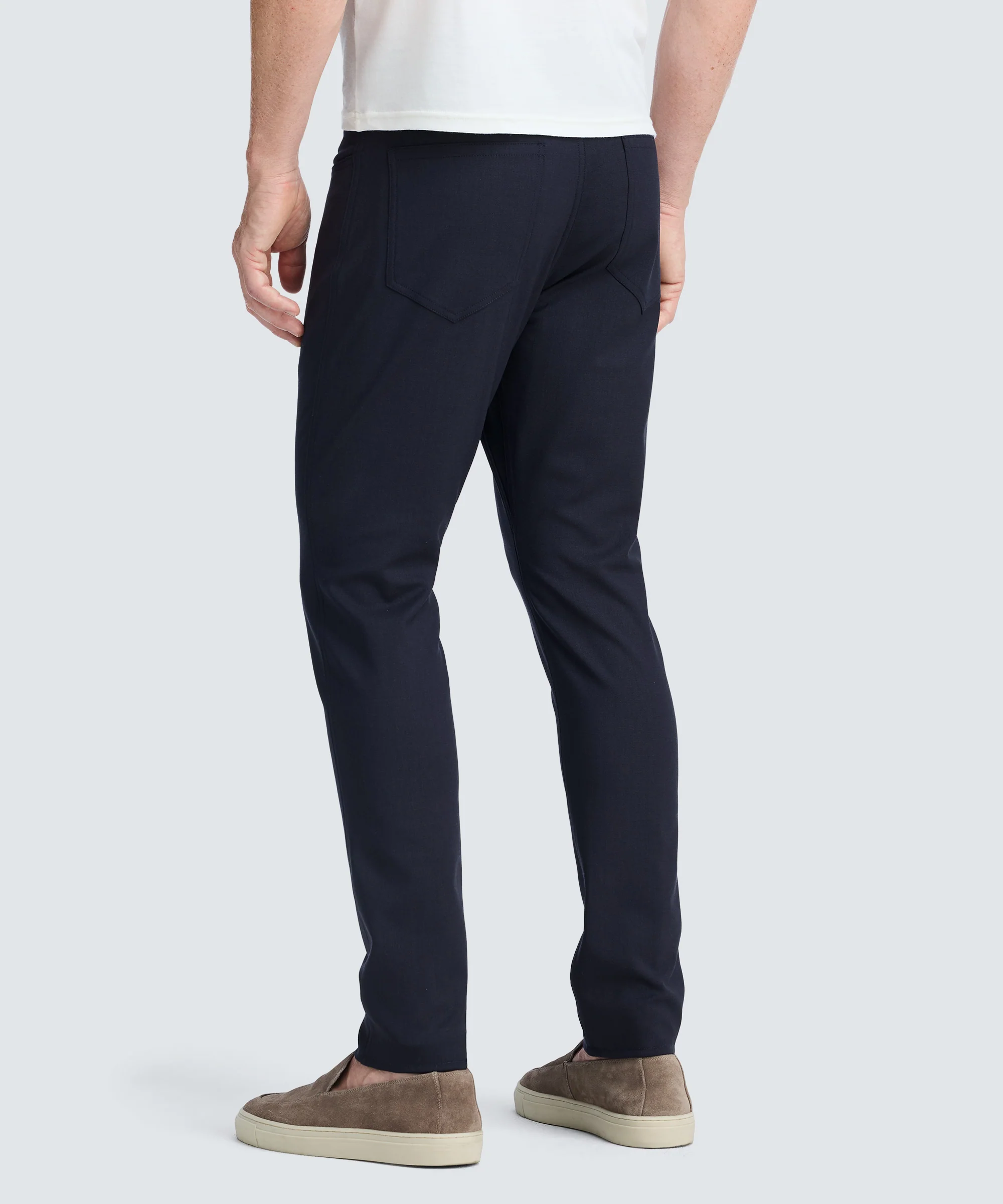 Men's Slim Merino Travel Trousers - Image 45
