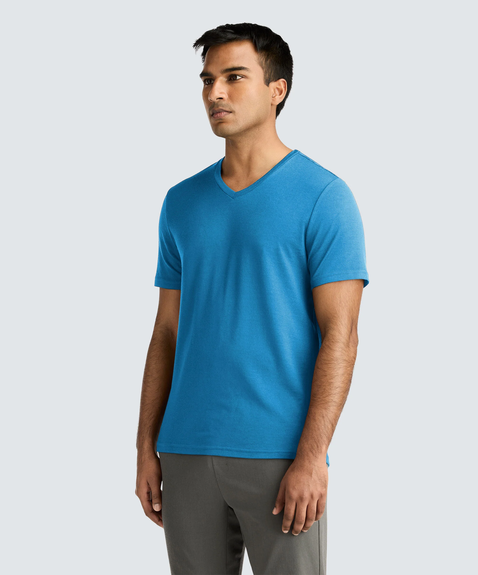 Men's Merino V-Neck T-Shirt - Image 44