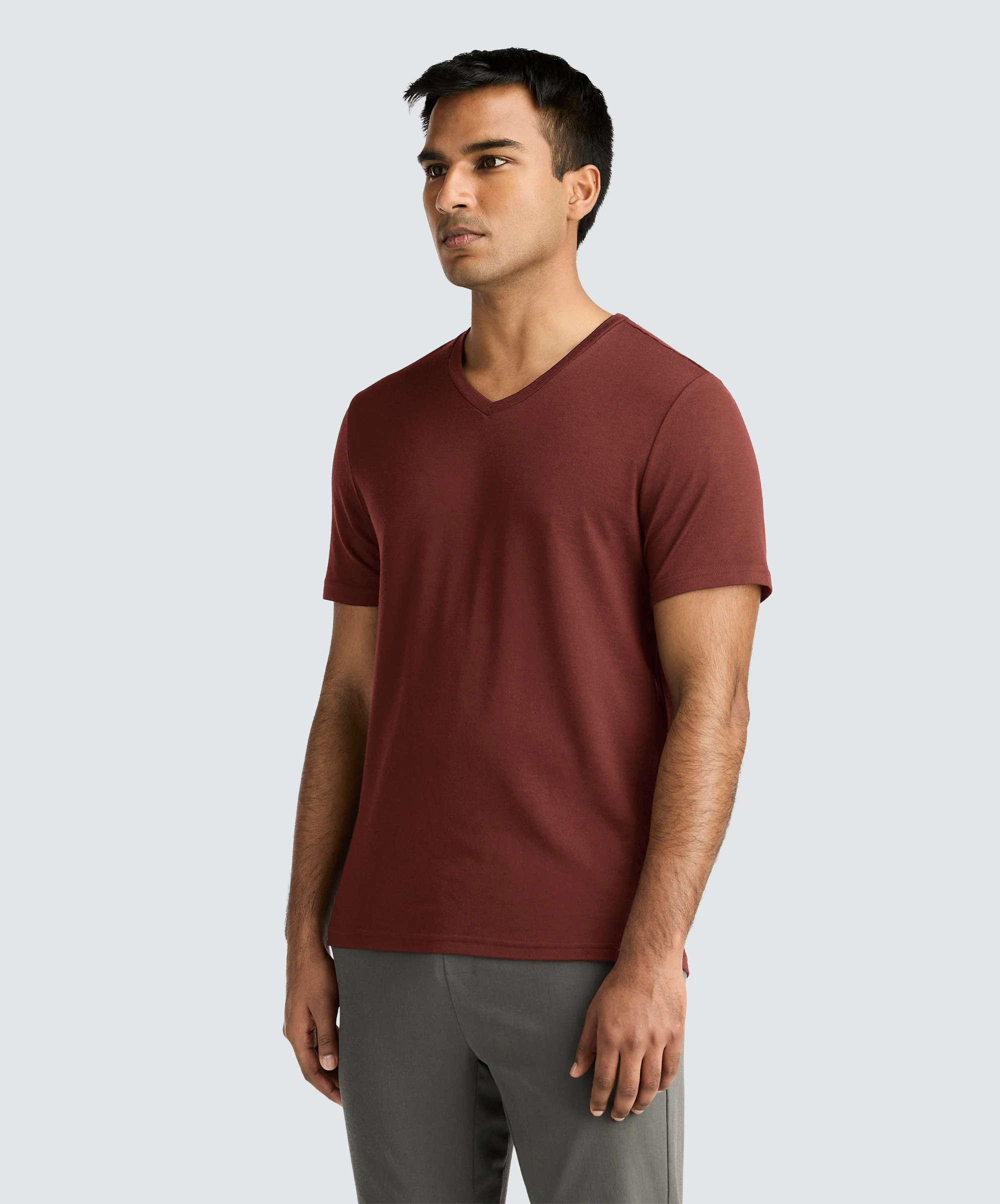 Men's Merino V-Neck T-Shirt - Image 49