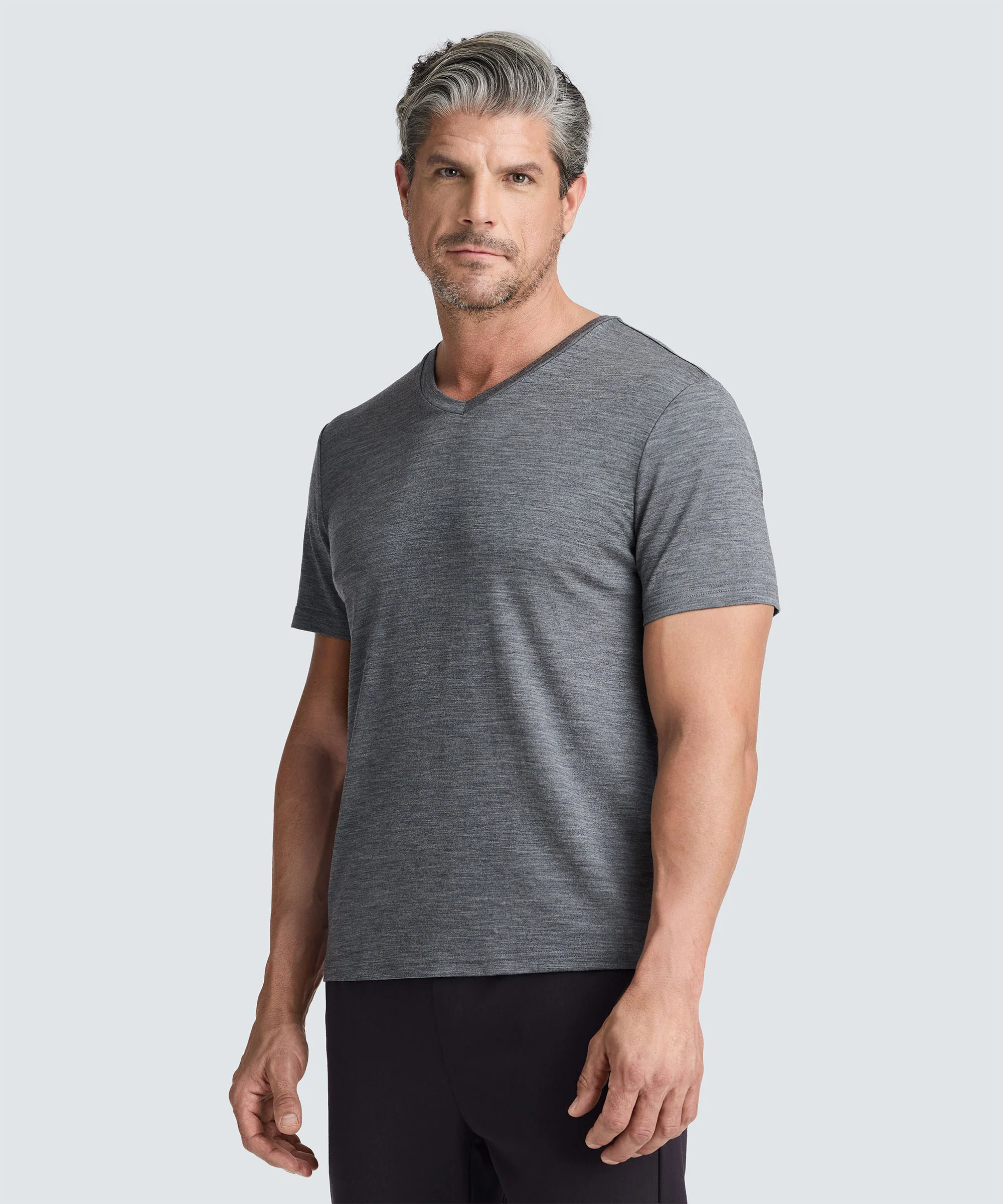 Men's Merino V-Neck T-Shirt - Image 65