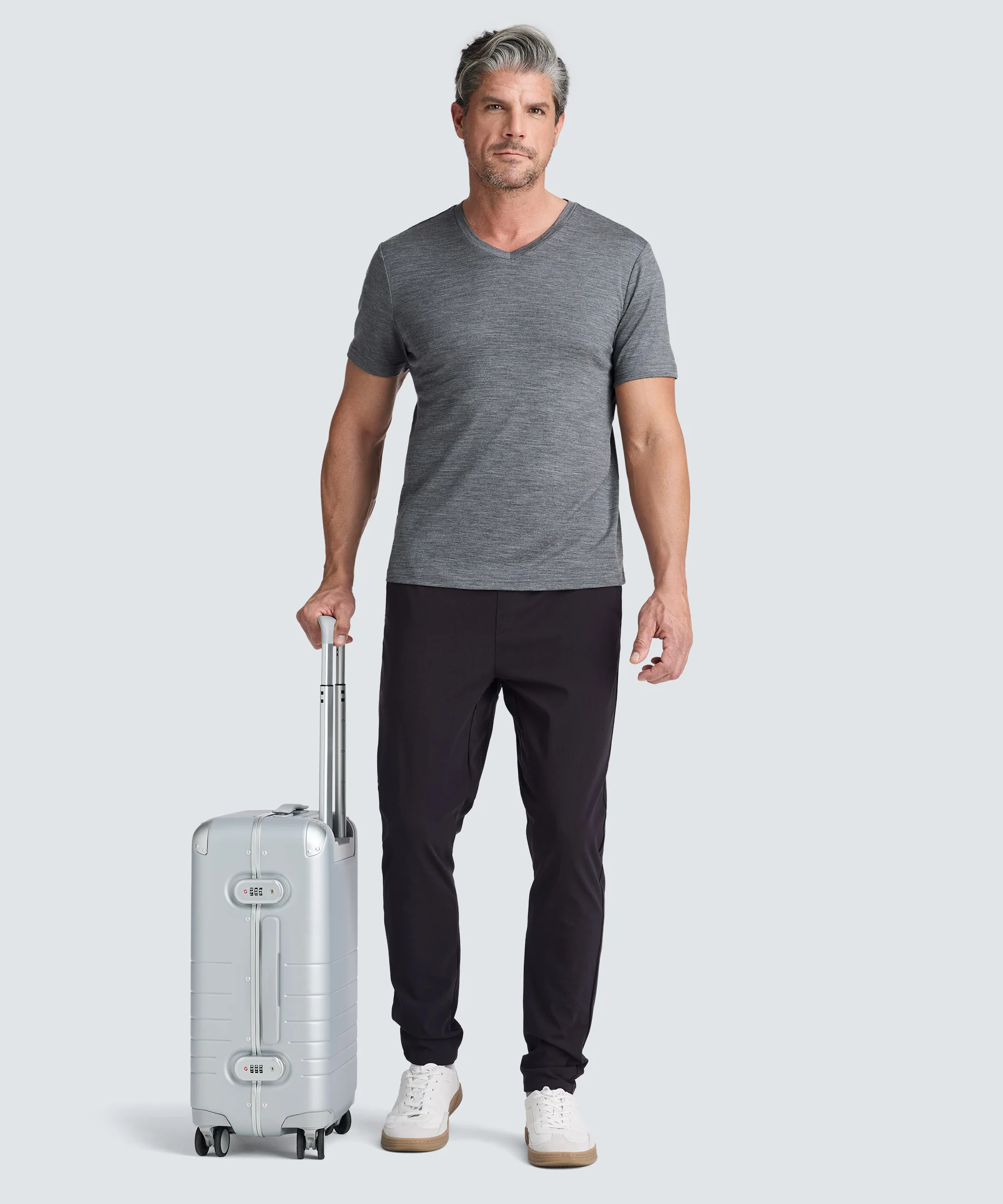 Men's Merino V-Neck T-Shirt - Image 67