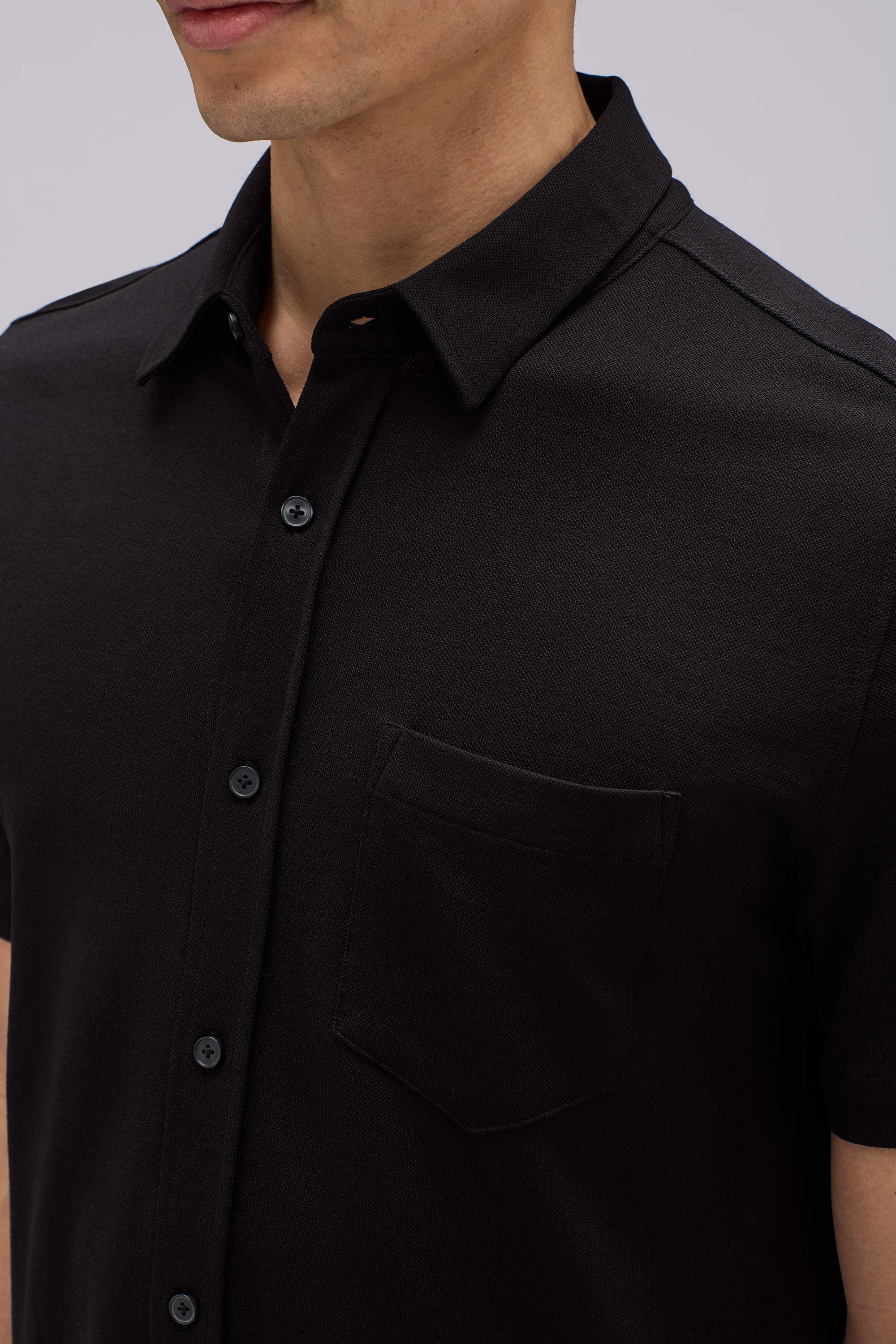 Men's Short Sleeve Merino Button-Up - Image 16