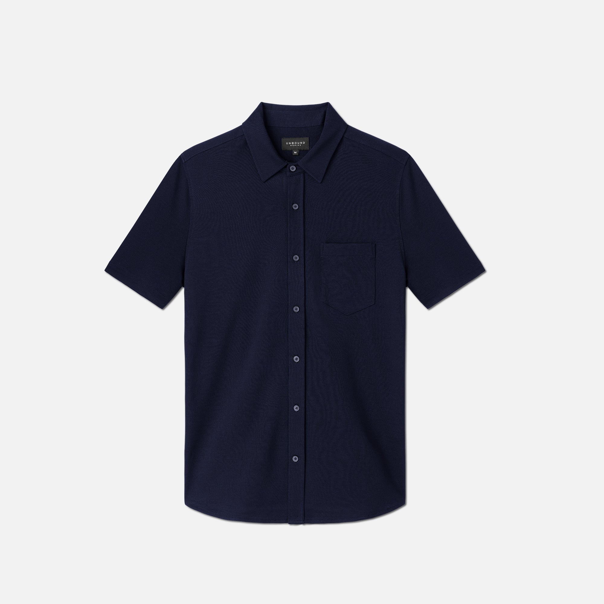 Men's Short Sleeve Merino Button-Up - Image 27