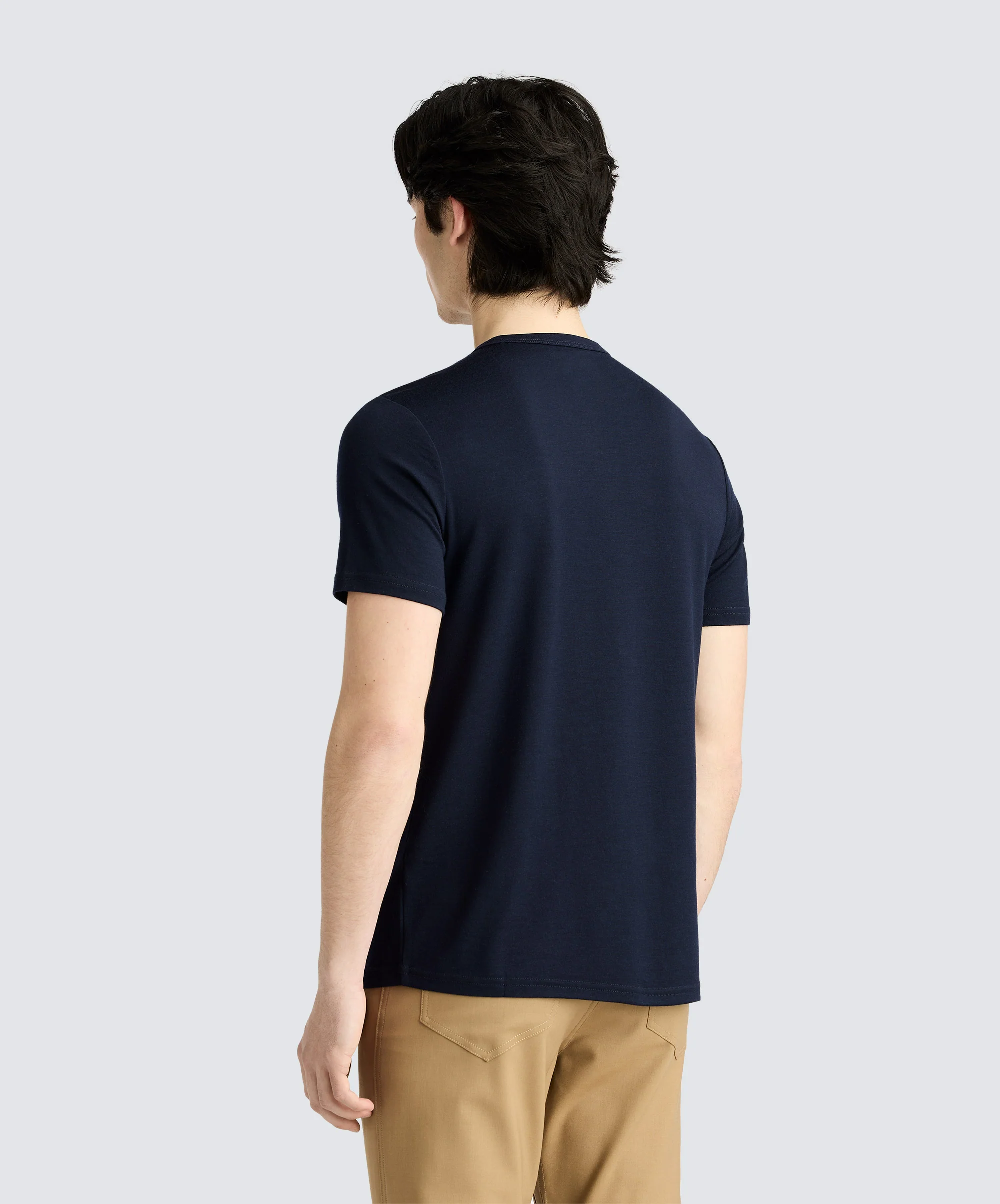 Men's Tall Merino Crew Neck T-Shirt - Image 11