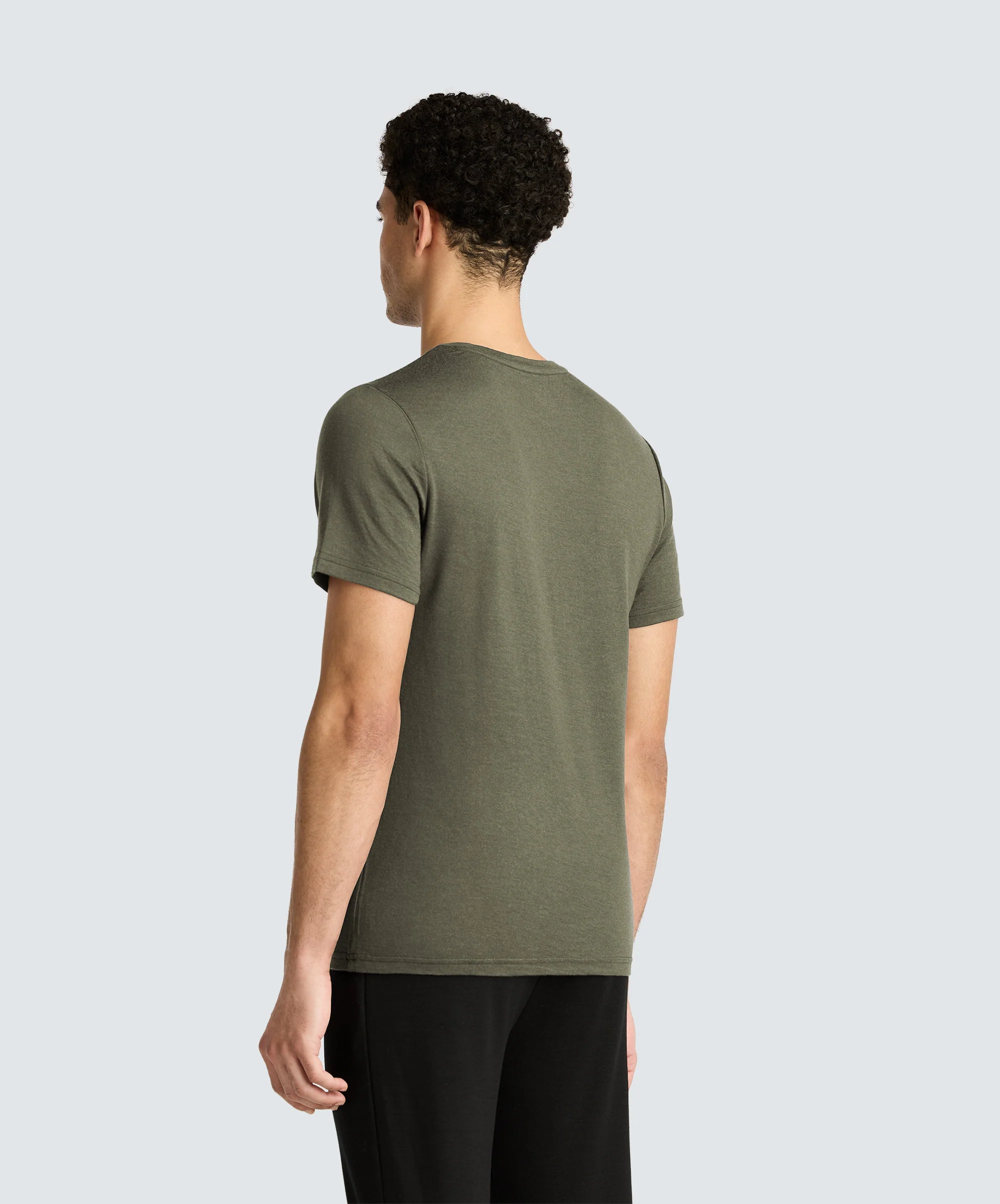 Men's Tall Merino Crew Neck T-Shirt - Image 30