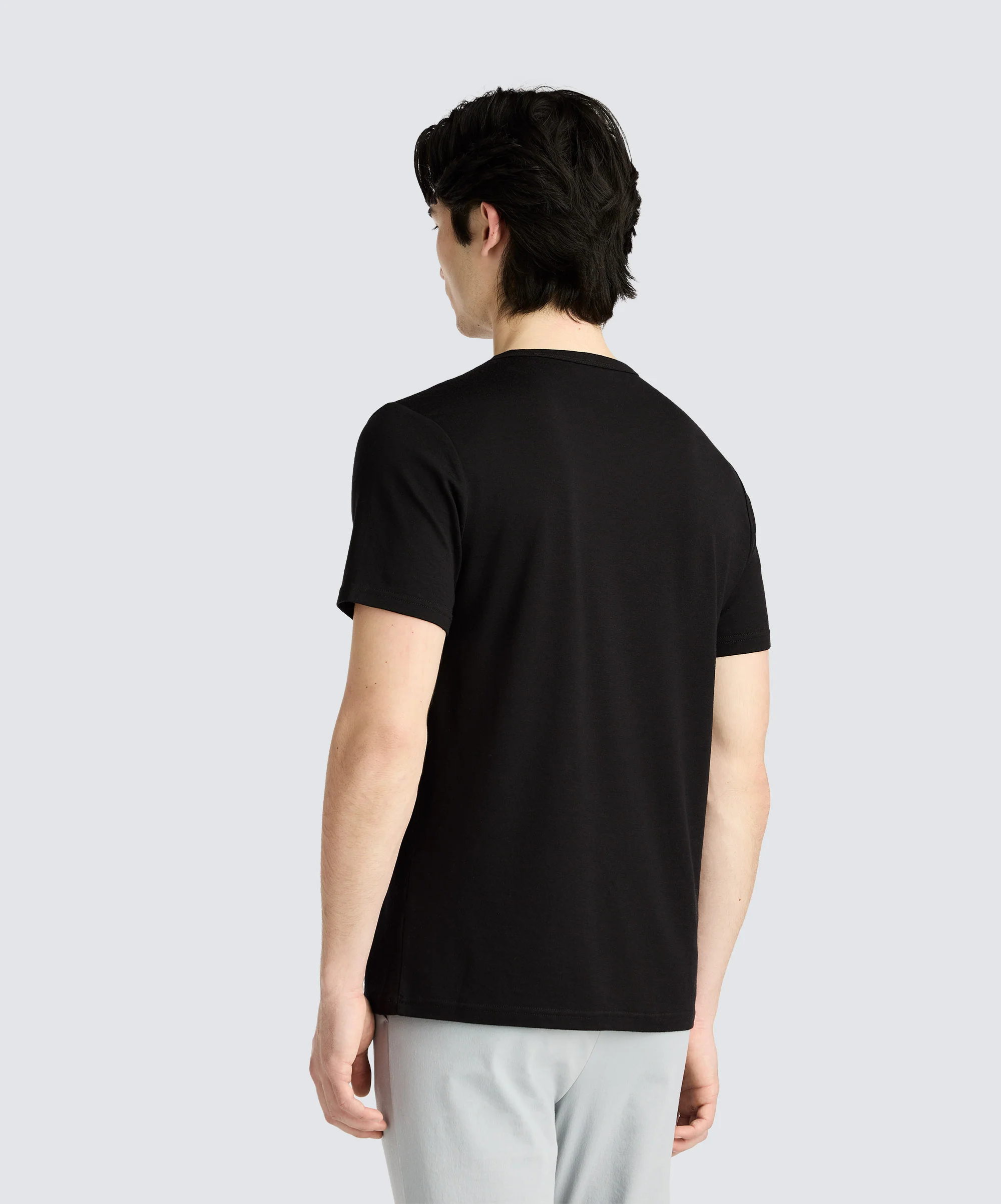 Men's Tall Merino Crew Neck T-Shirt - Image 6