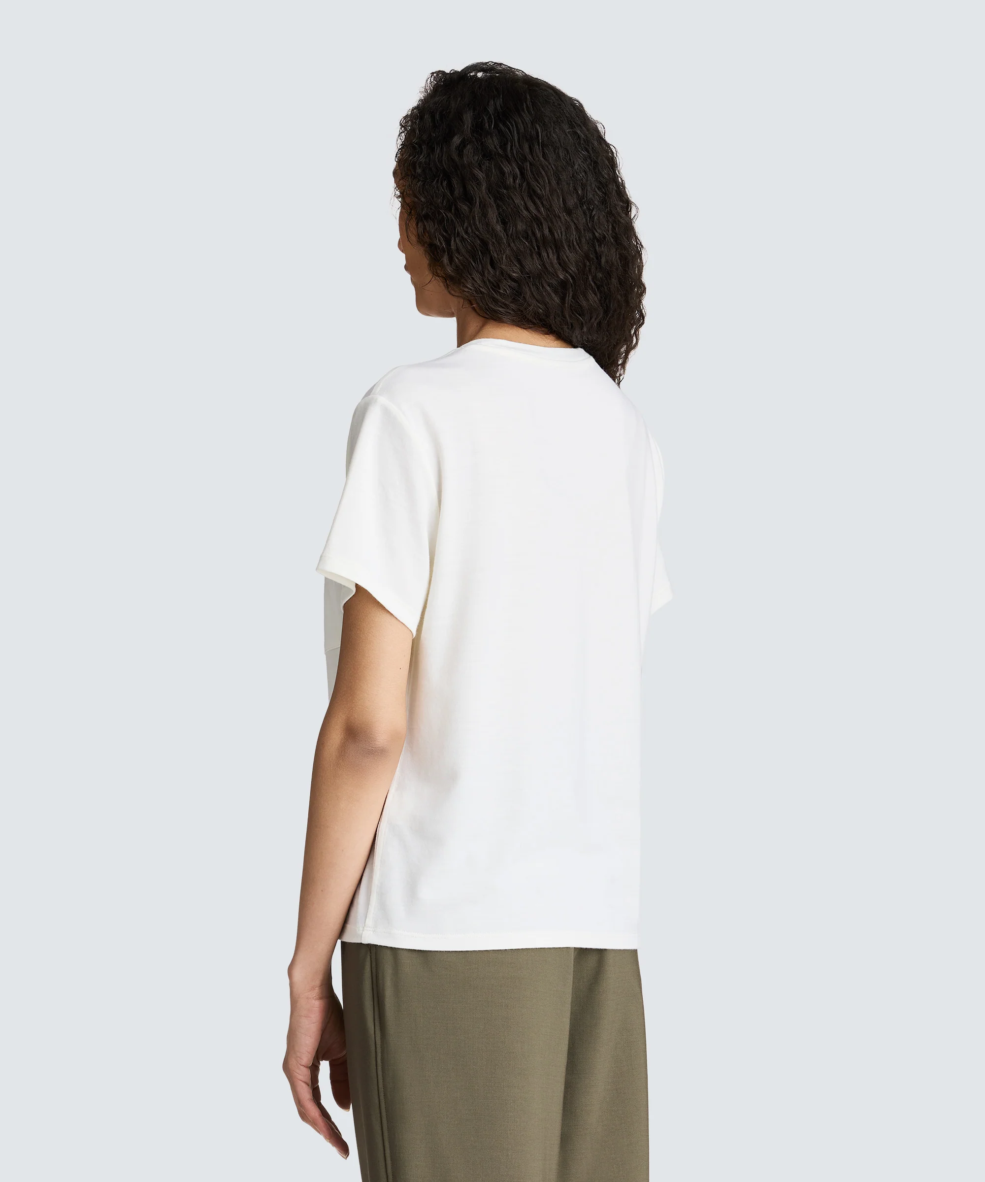 Women's Merino Boxy Pocket Tee - Image 4