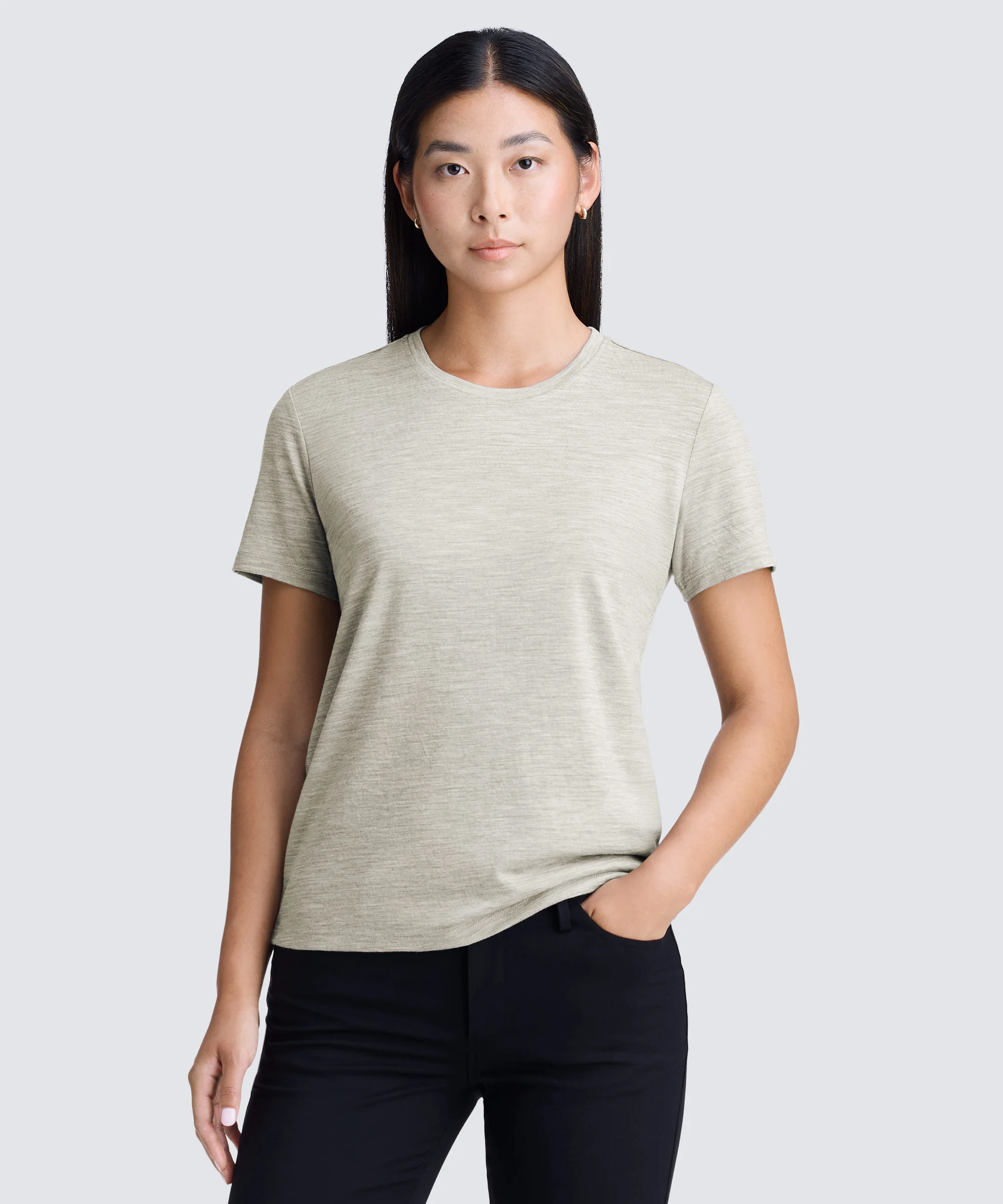 Women's Merino Crew Neck T-Shirt - Image 12