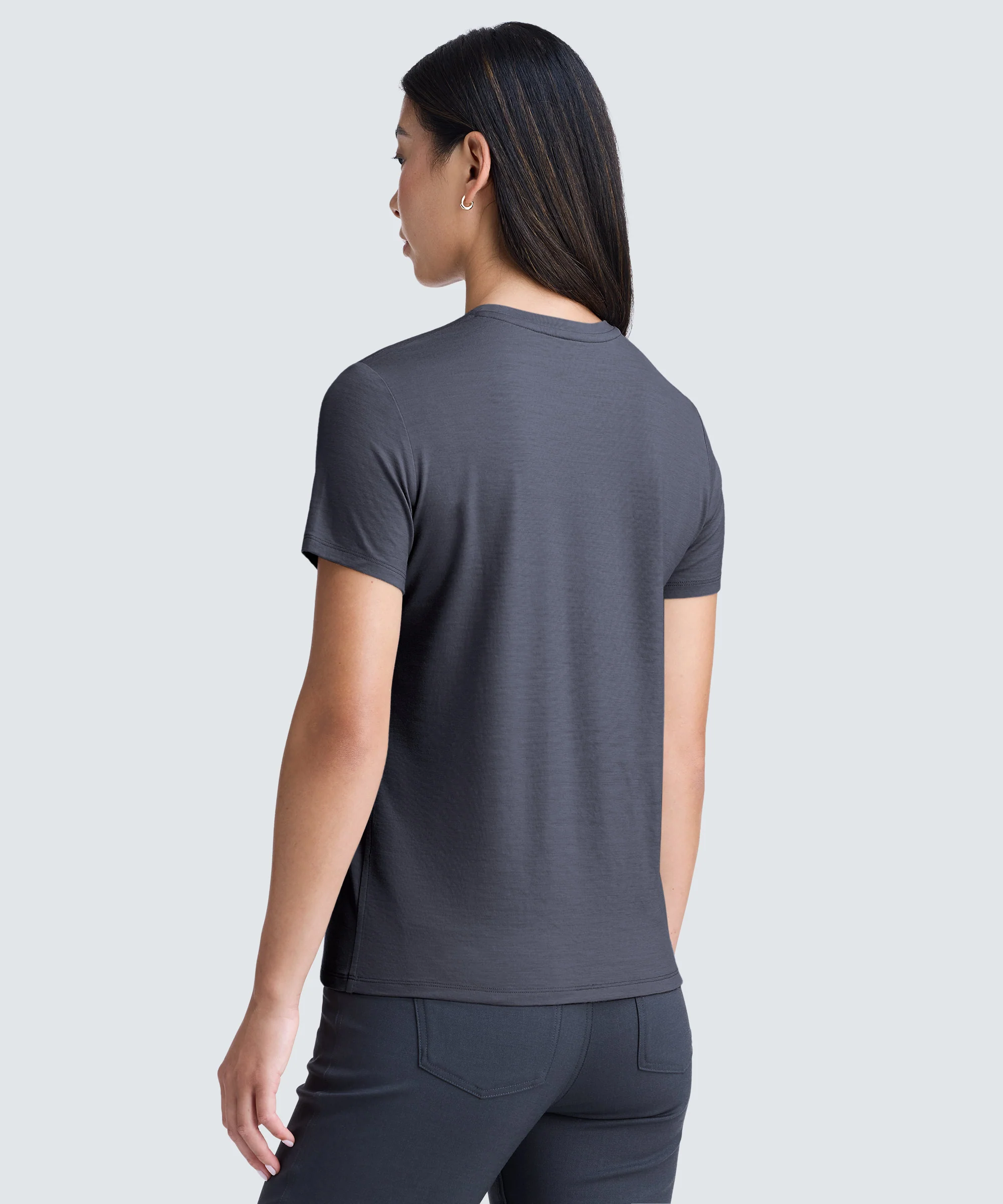 Women's Merino Crew Neck T-Shirt - Image 4