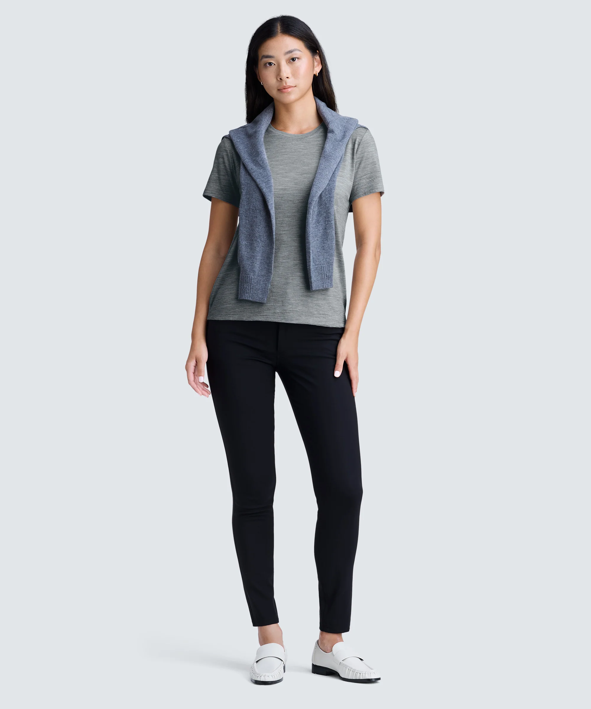 Women's Merino Crew Neck T-Shirt - Image 45