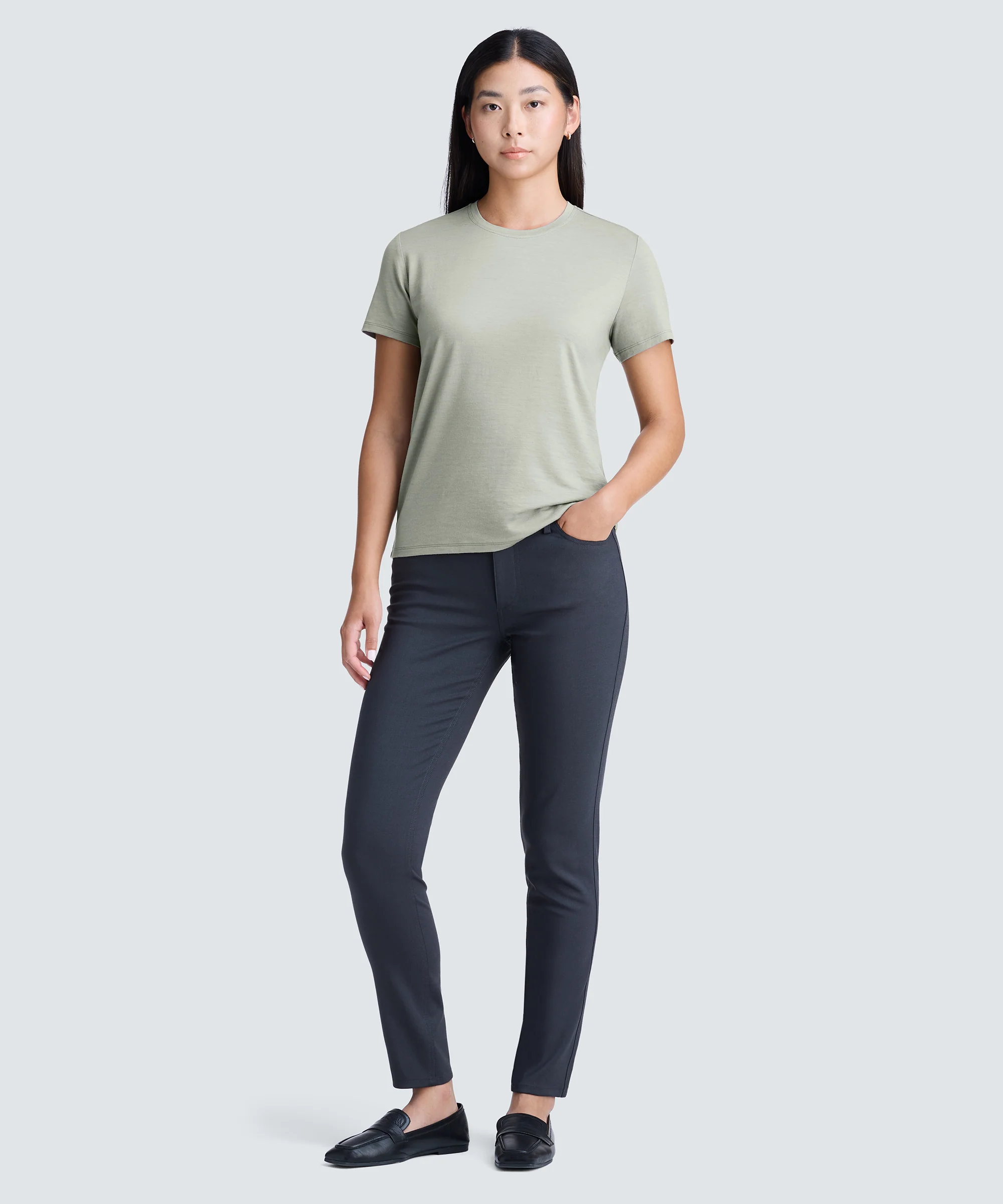 Women's Merino Crew Neck T-Shirt - Image 59