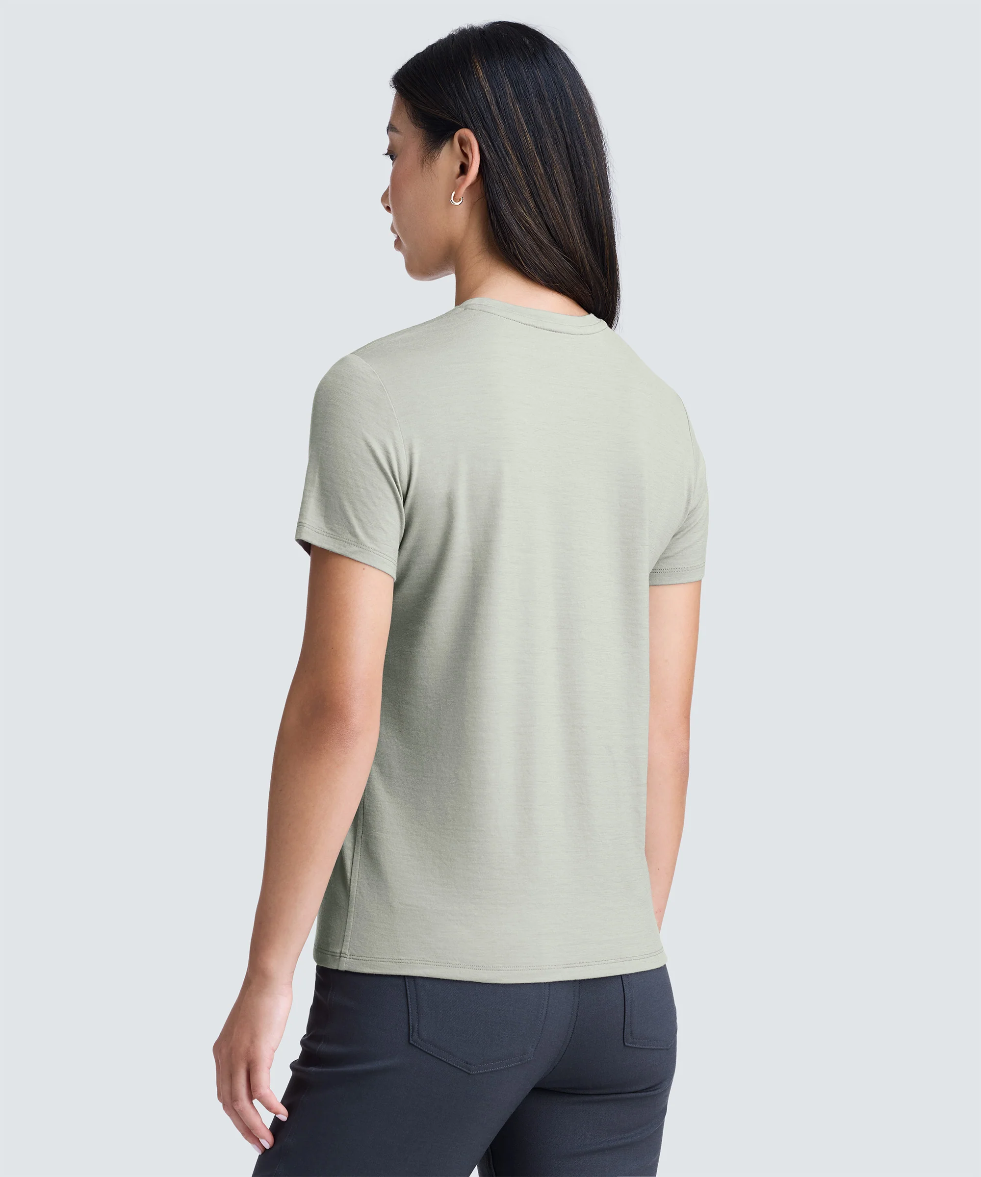 Women's Merino Crew Neck T-Shirt - Image 61