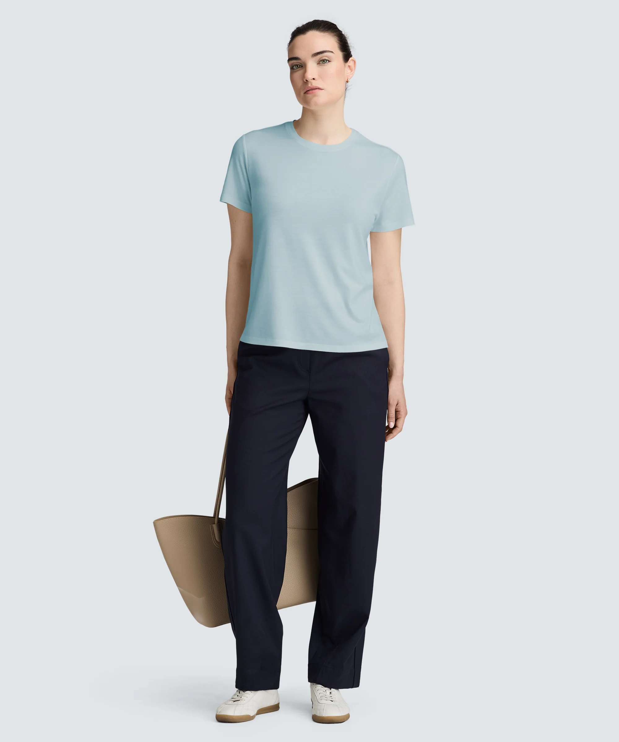 Women's Merino Crew Neck T-Shirt - Image 77