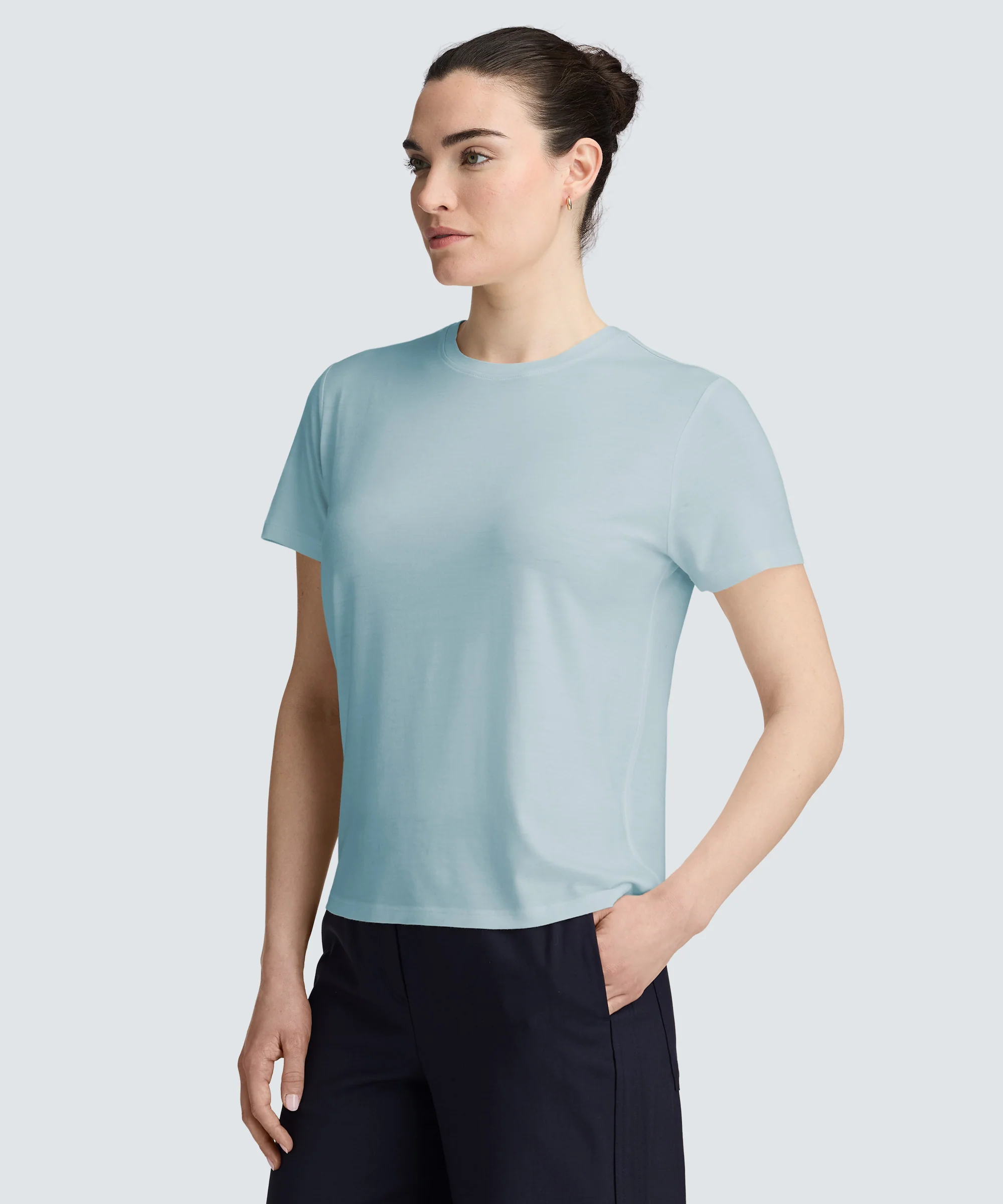 Women's Merino Crew Neck T-Shirt - Image 79