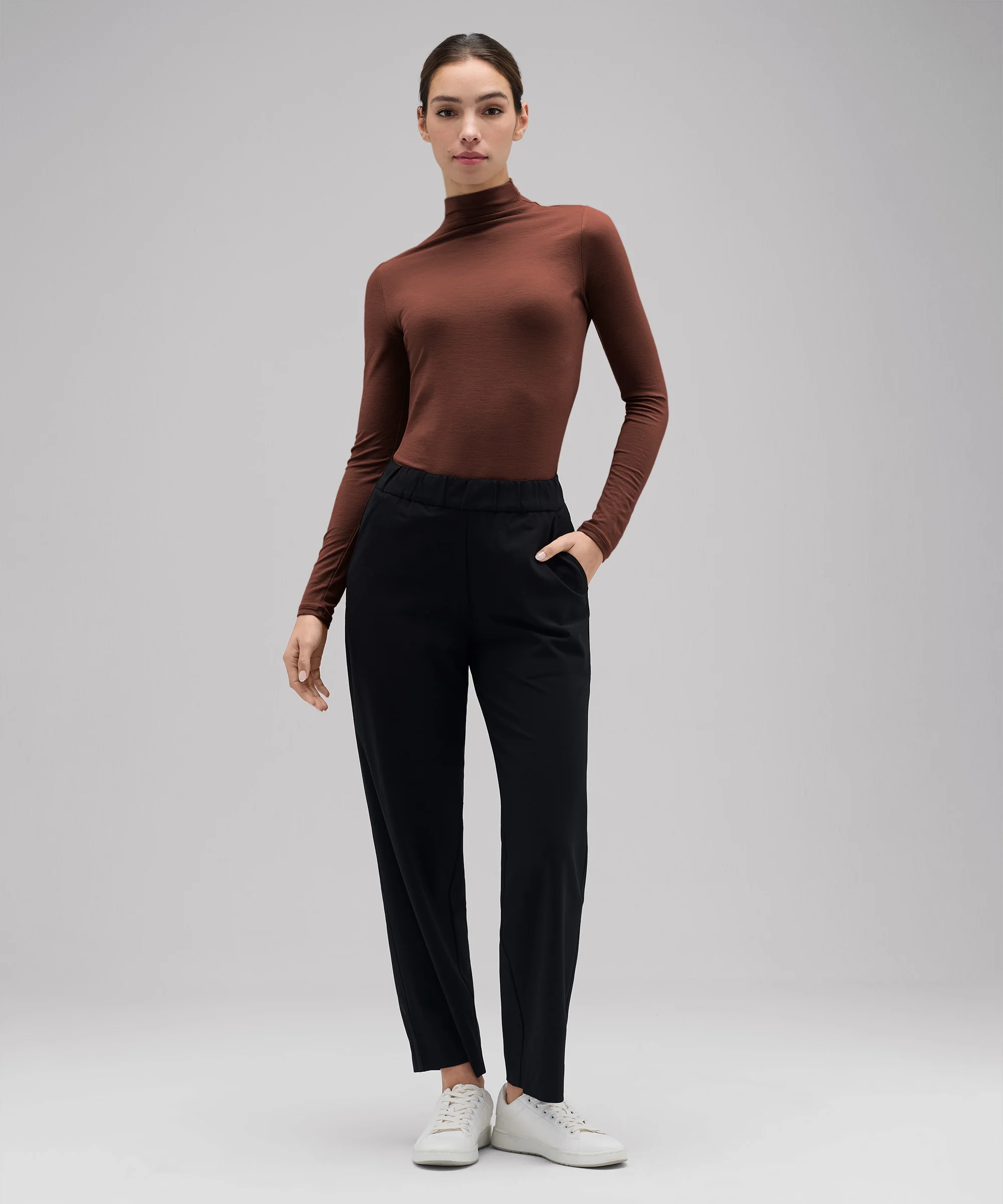 Women's Merino Mock Neck Top - Image 18