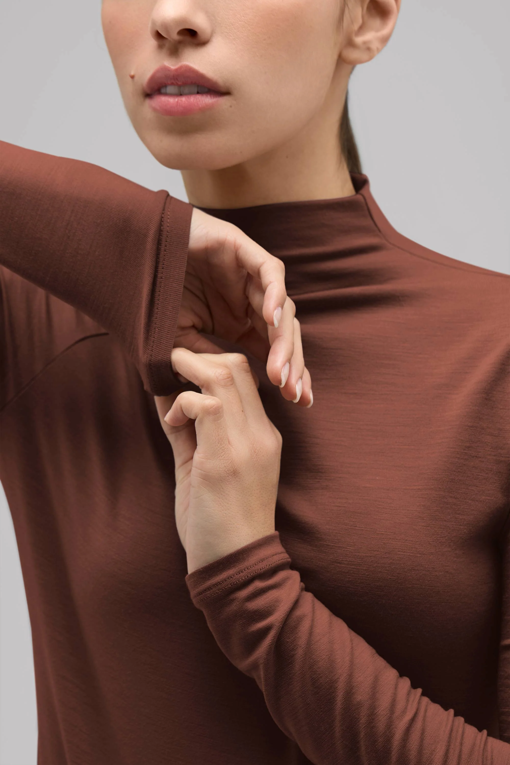 Women's Merino Mock Neck Top - Image 19