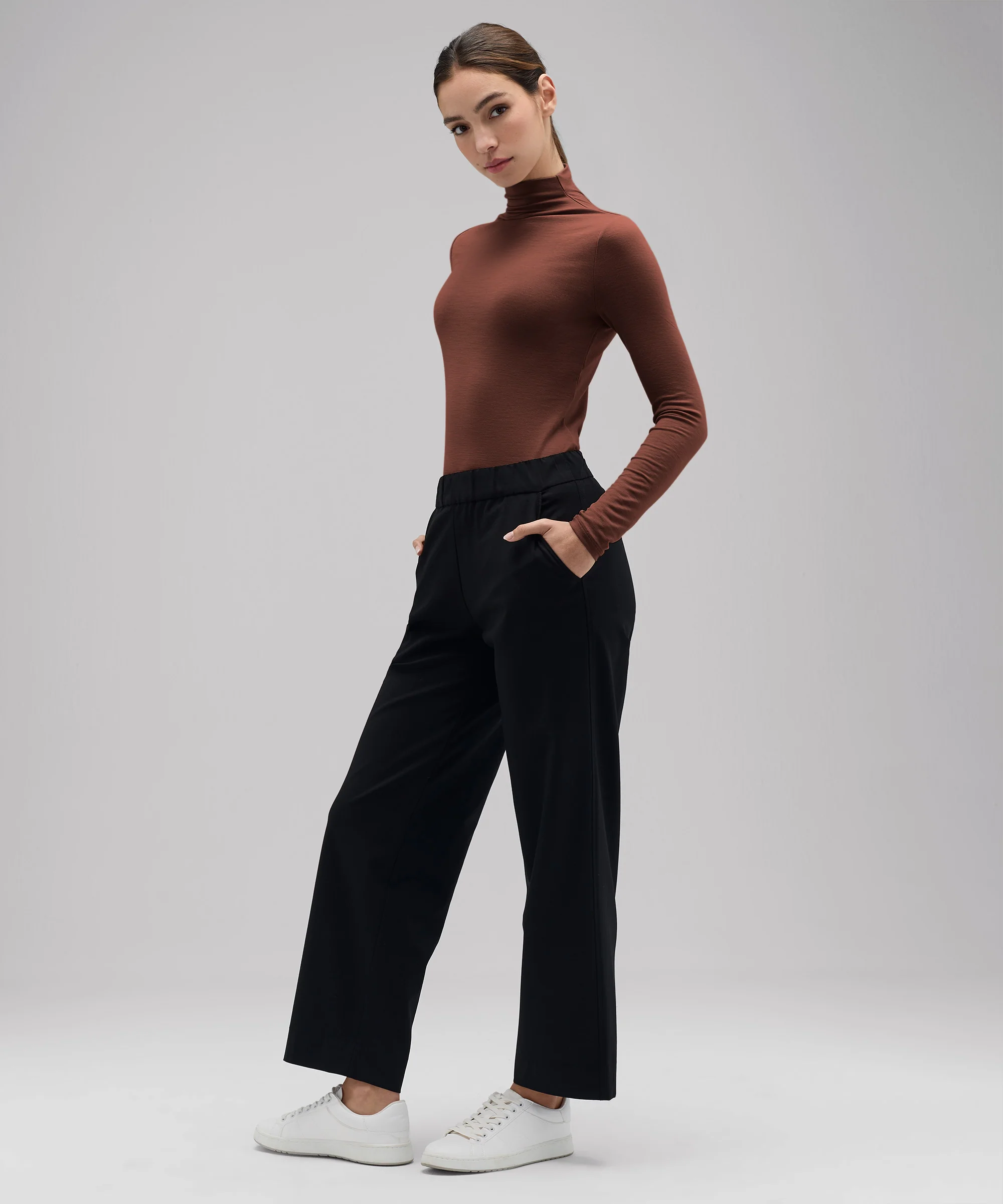 Women's Merino Mock Neck Top - Image 20