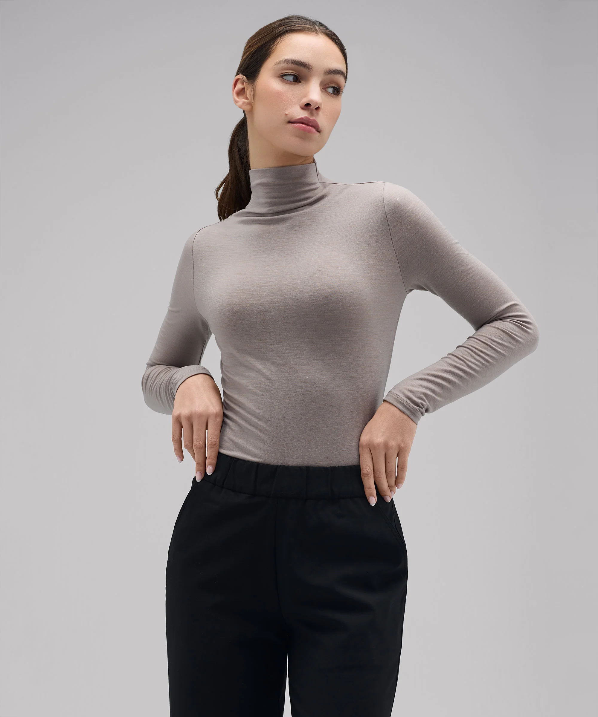 Women's Merino Mock Neck Top - Image 23