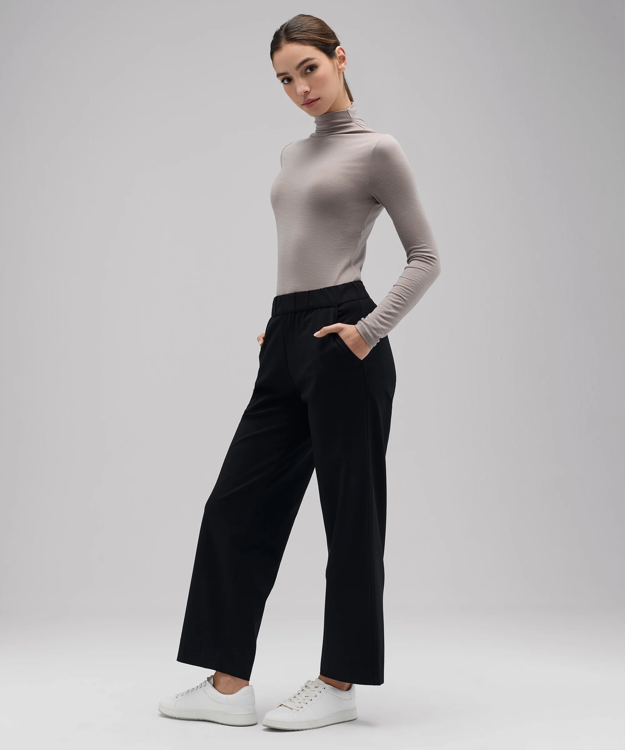 Women's Merino Mock Neck Top - Image 26