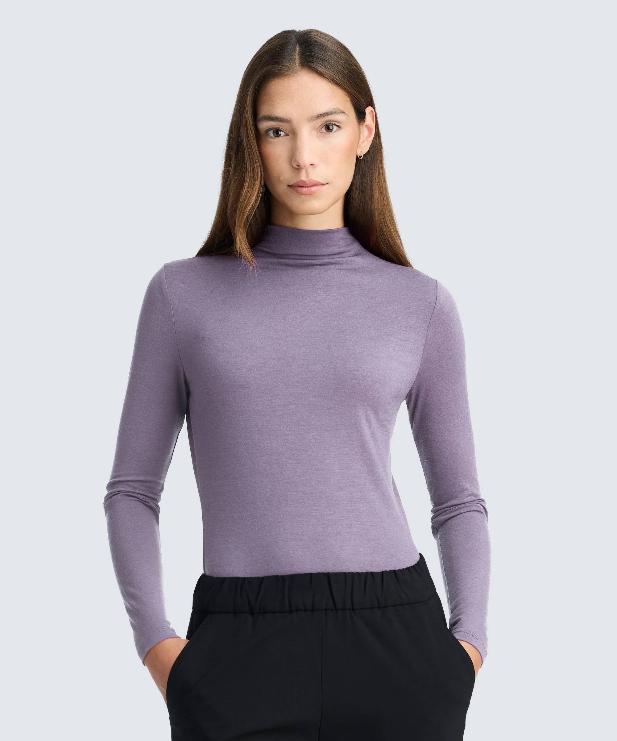 Women's Merino Mock Neck Top - Image 30