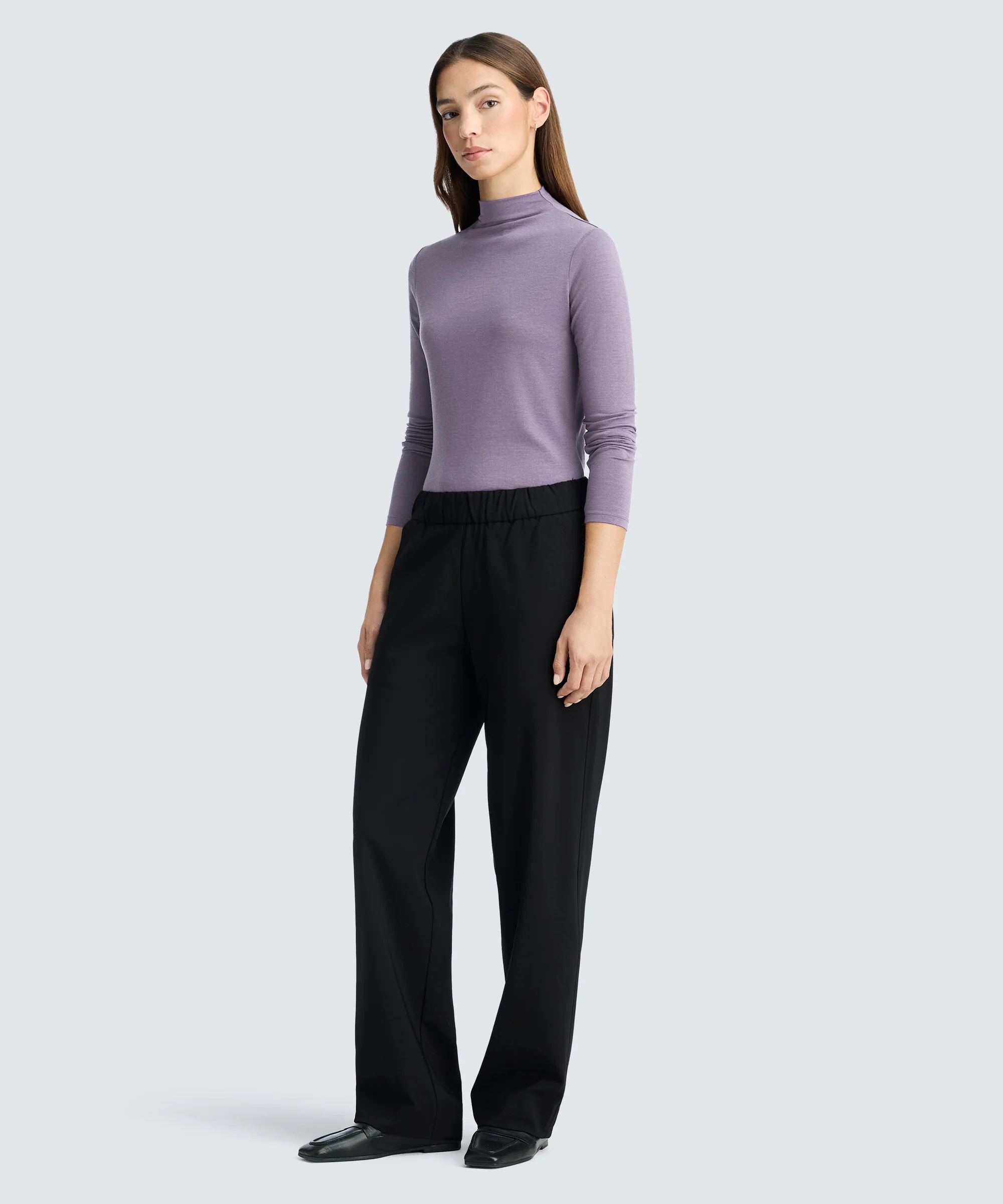 Women's Merino Mock Neck Top - Image 31