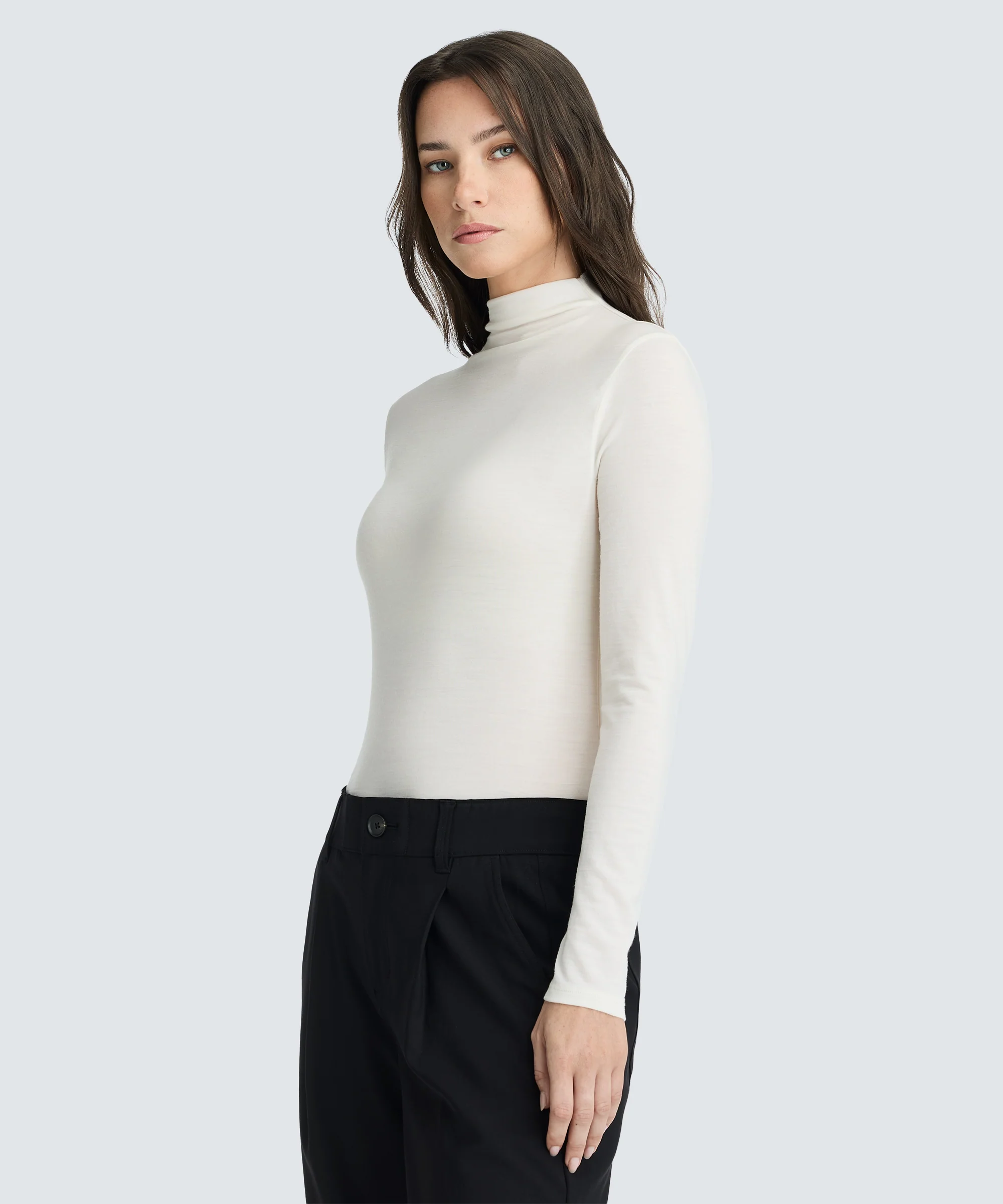 Women's Merino Mock Neck Top - Image 38