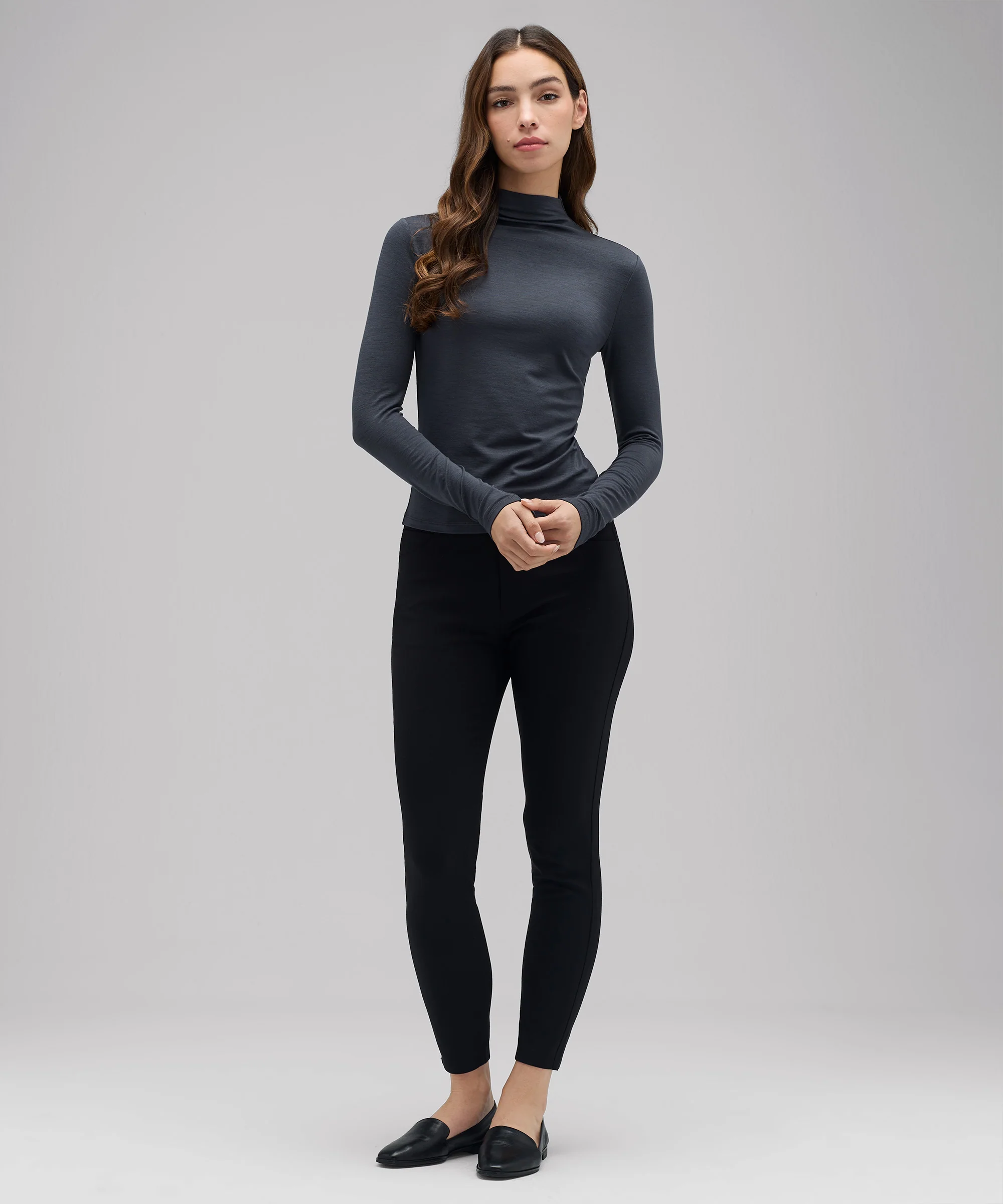 Women's Merino Mock Neck Top - Image 7