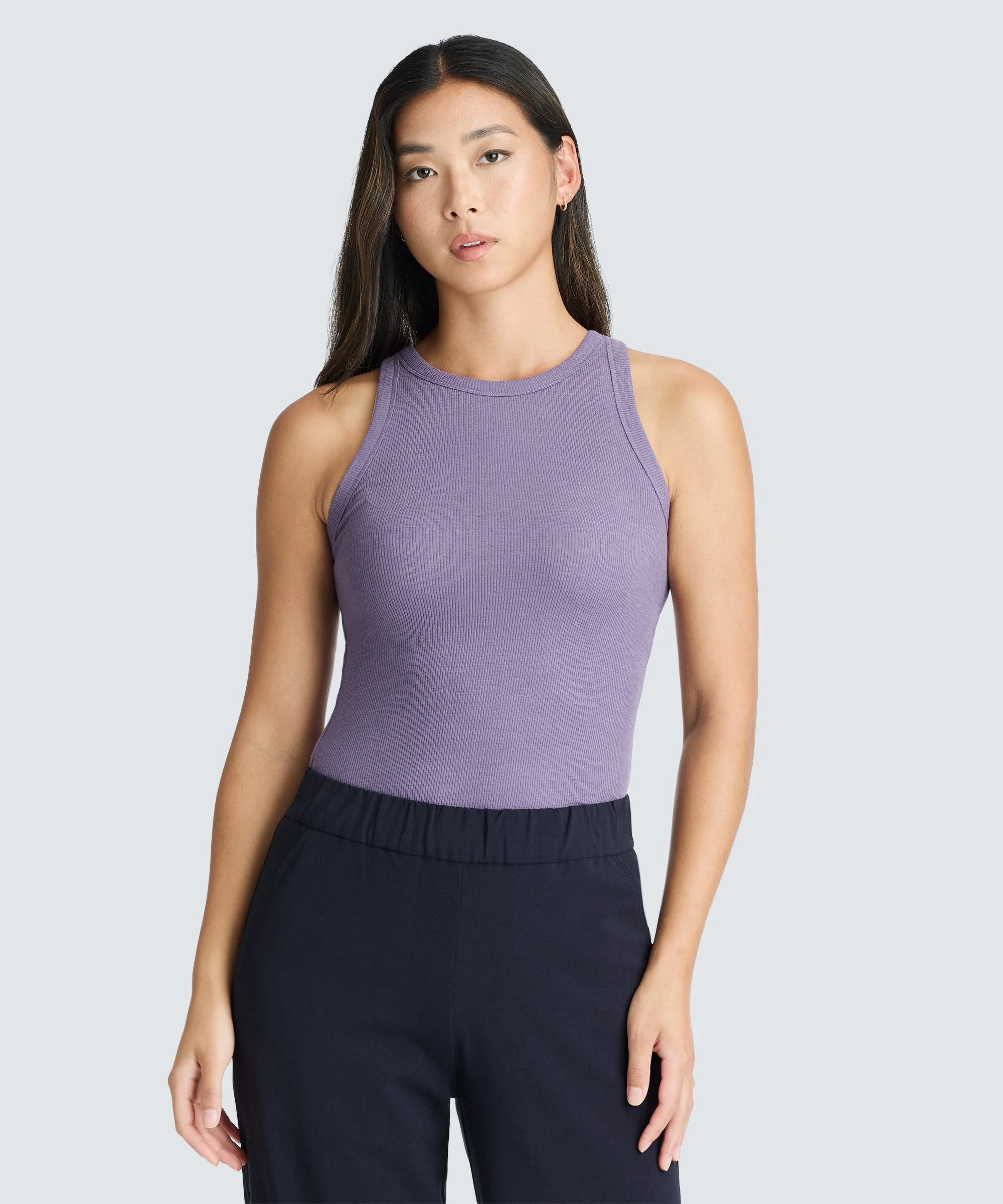 Women's Merino Rib Racer Tank - Image 42