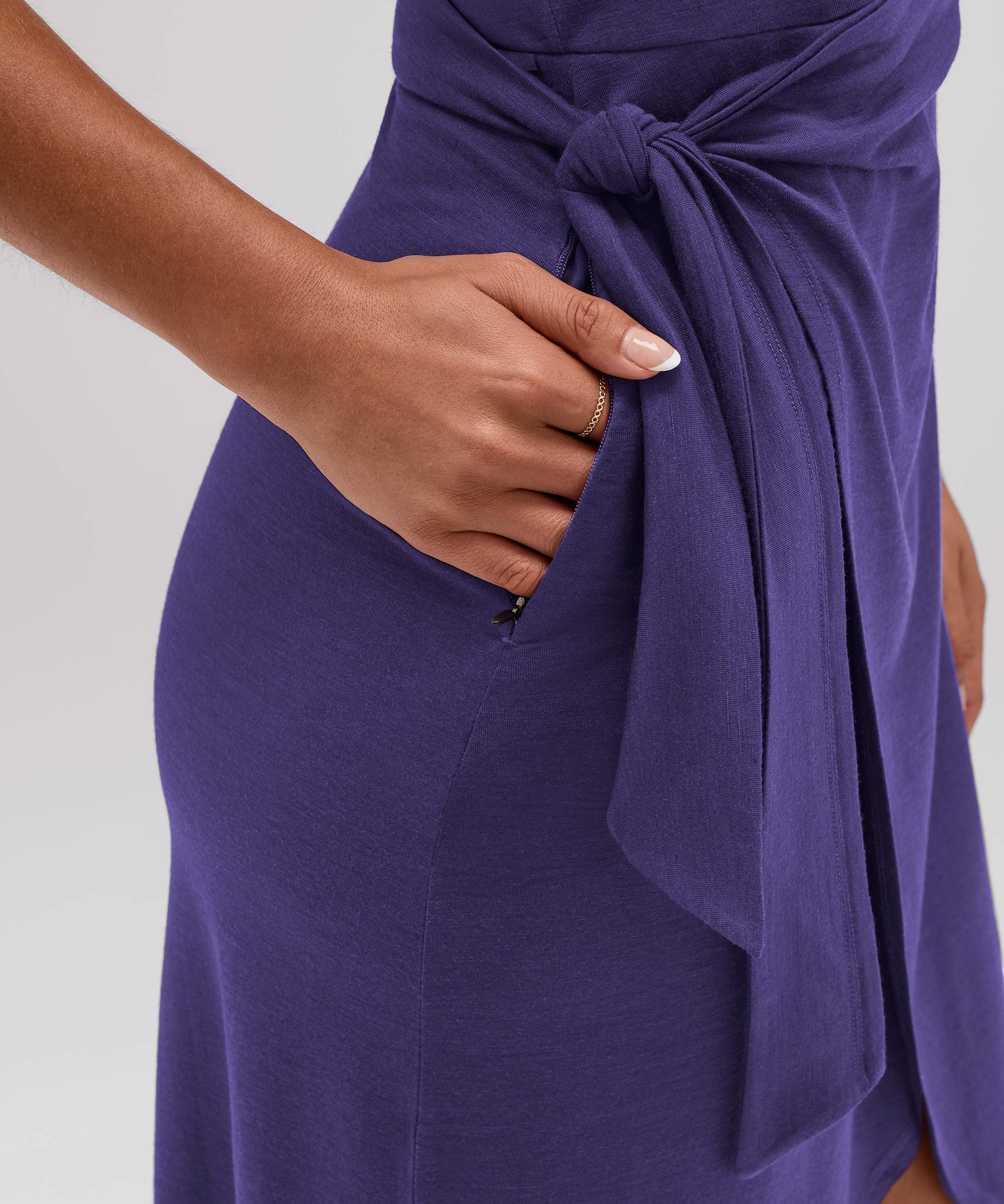 Women's Merino Tie Dress - Image 15