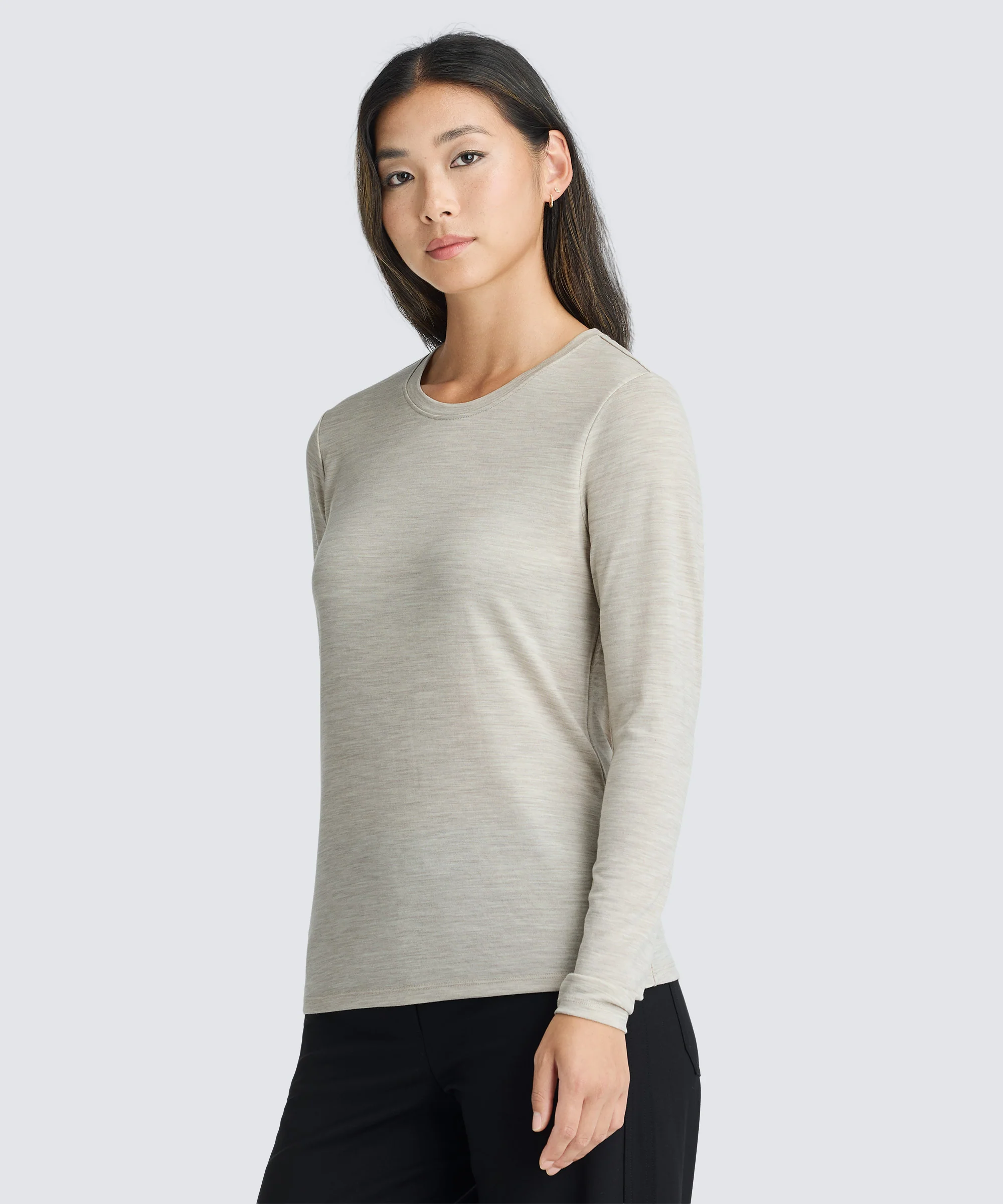 Women's Long Sleeve Merino Crew - Image 15