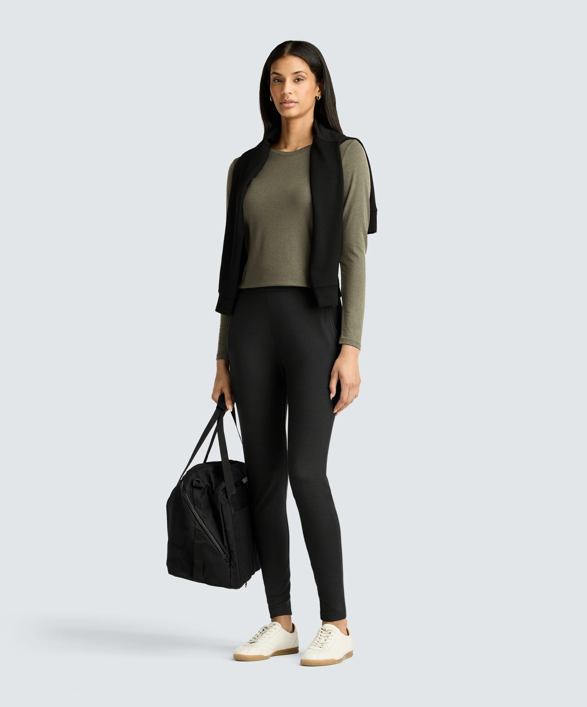 Women's Long Sleeve Merino Crew - Image 19