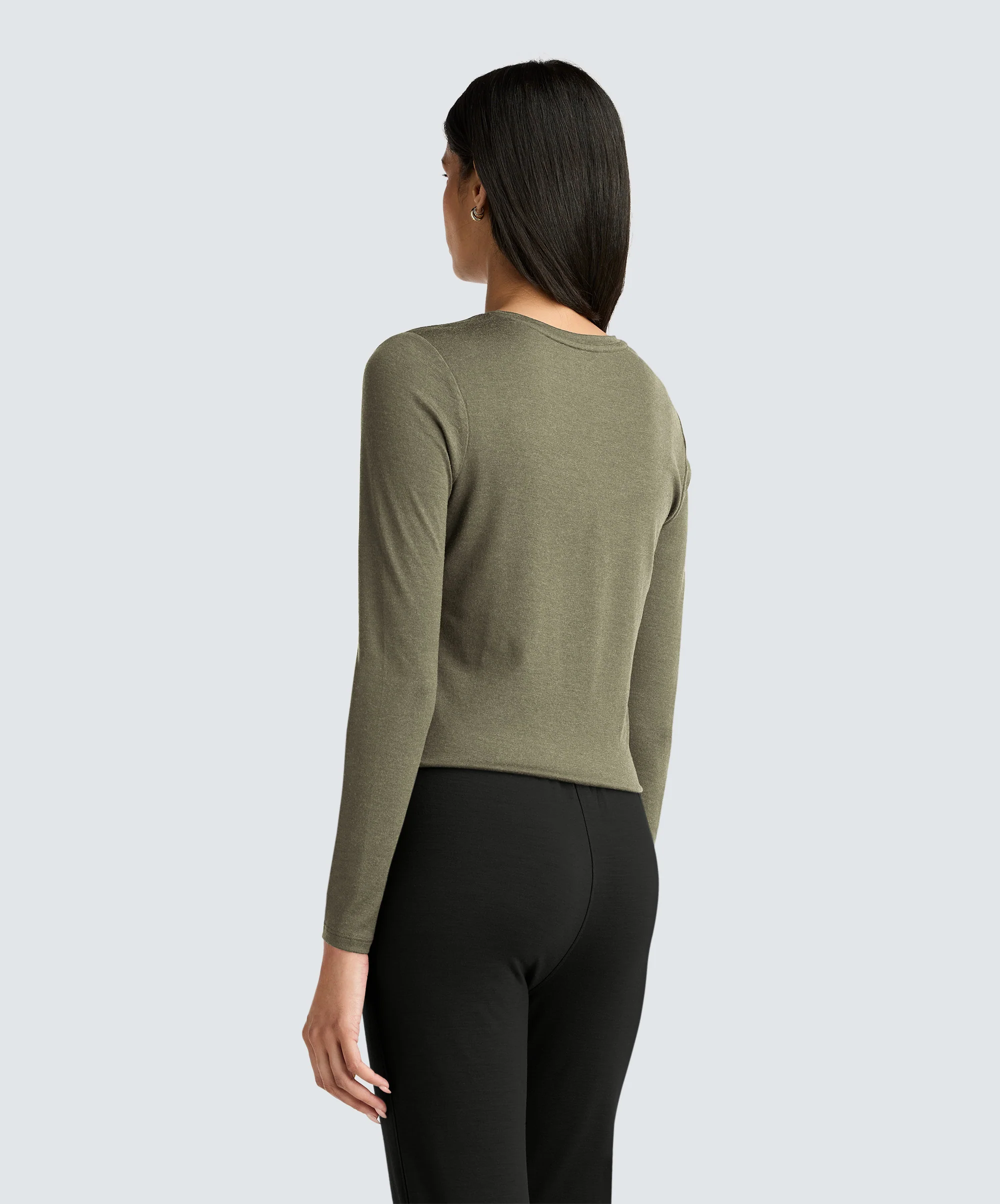 Women's Long Sleeve Merino Crew - Image 21