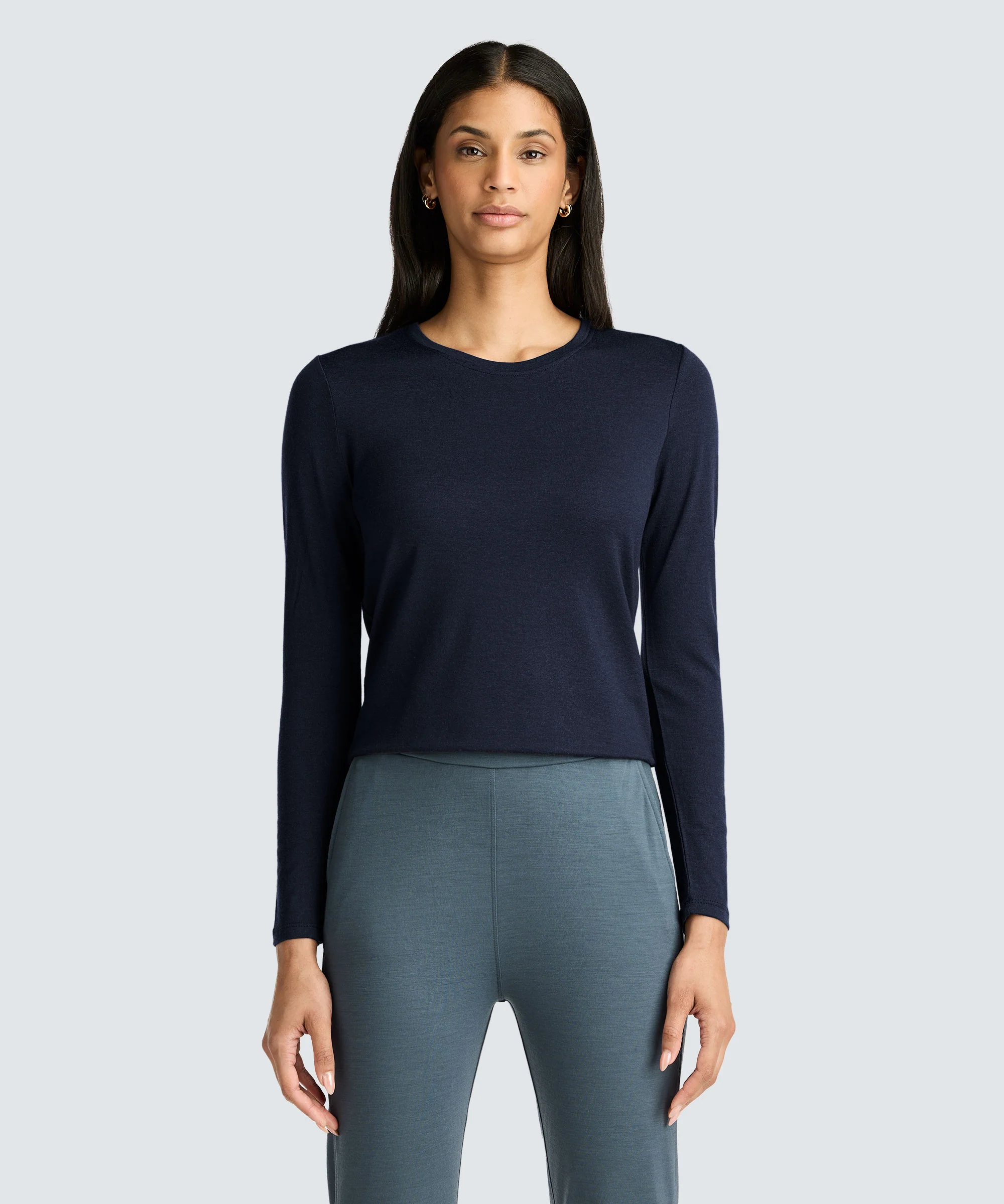 Women's Long Sleeve Merino Crew - Image 23