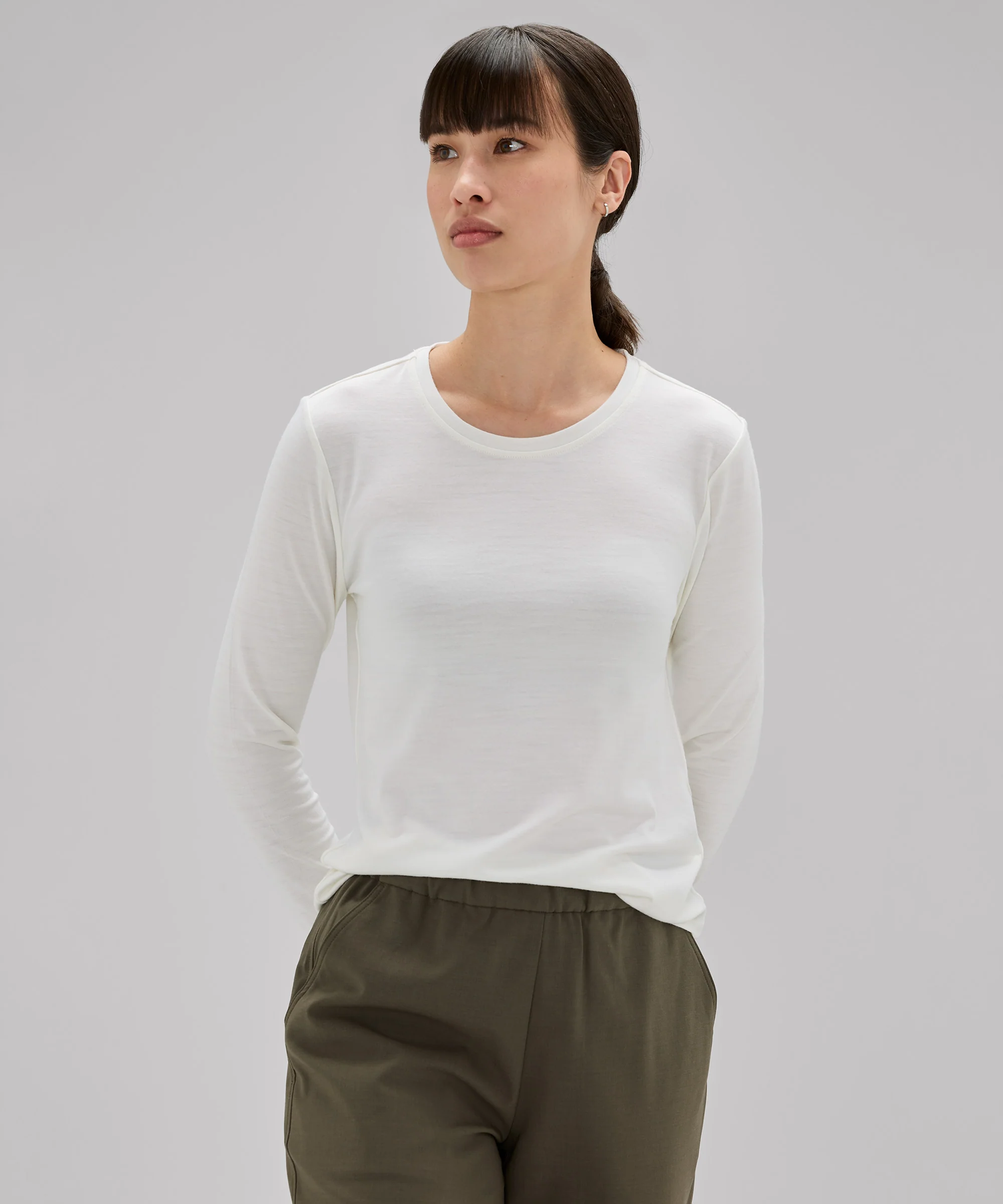 Women's Long Sleeve Merino Crew - Image 28