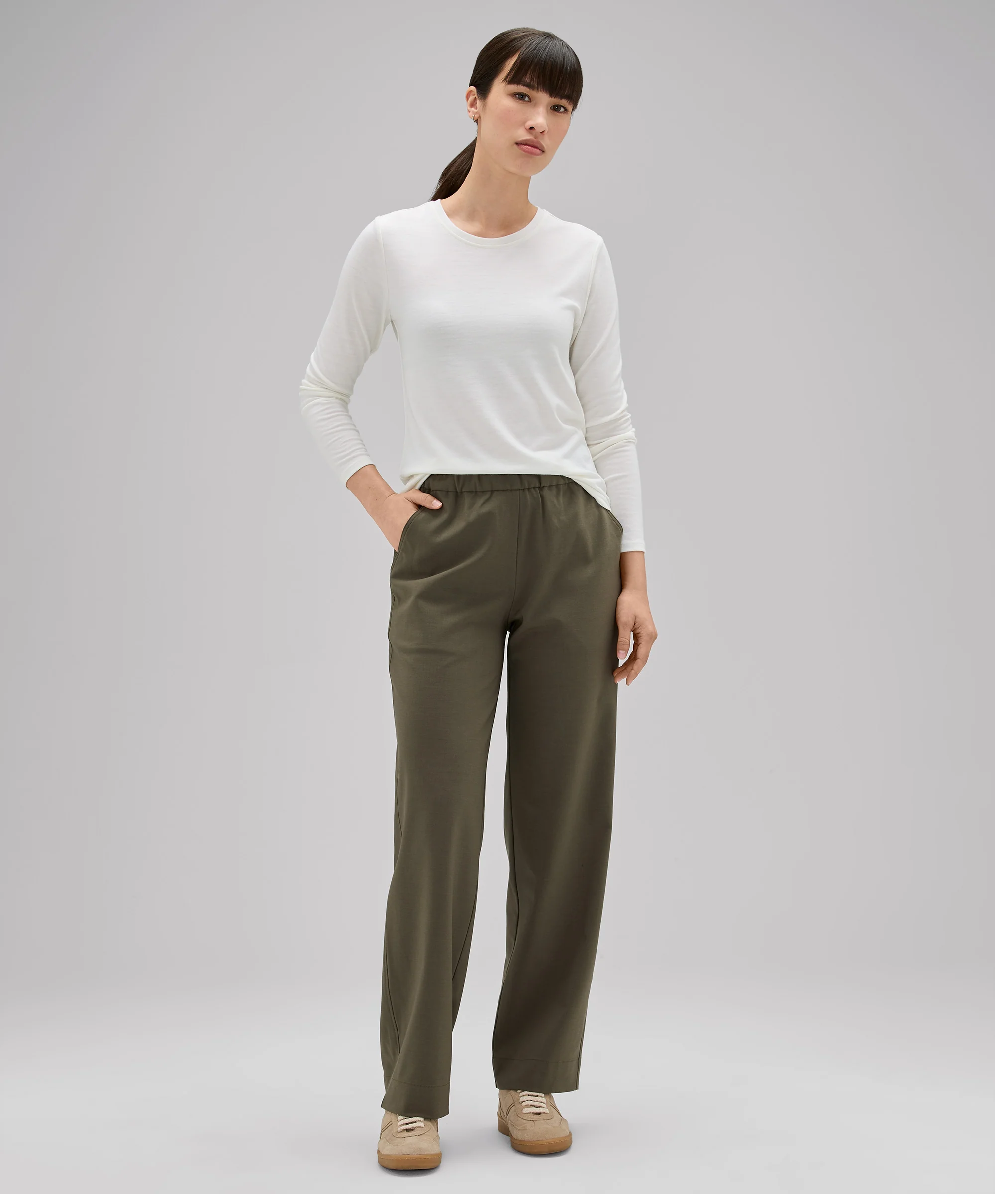 Women's Long Sleeve Merino Crew - Image 29