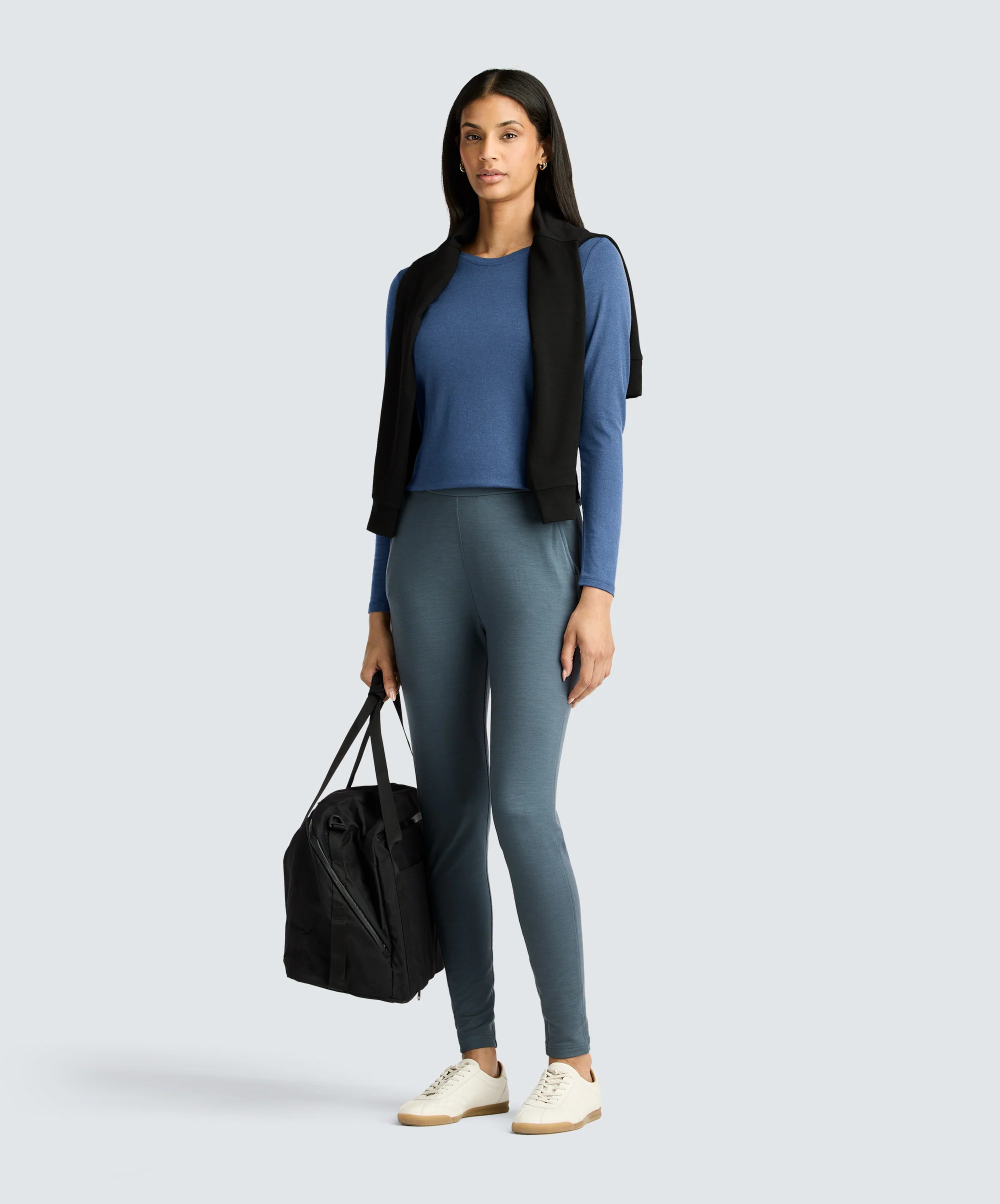 Women's Long Sleeve Merino Crew - Image 35