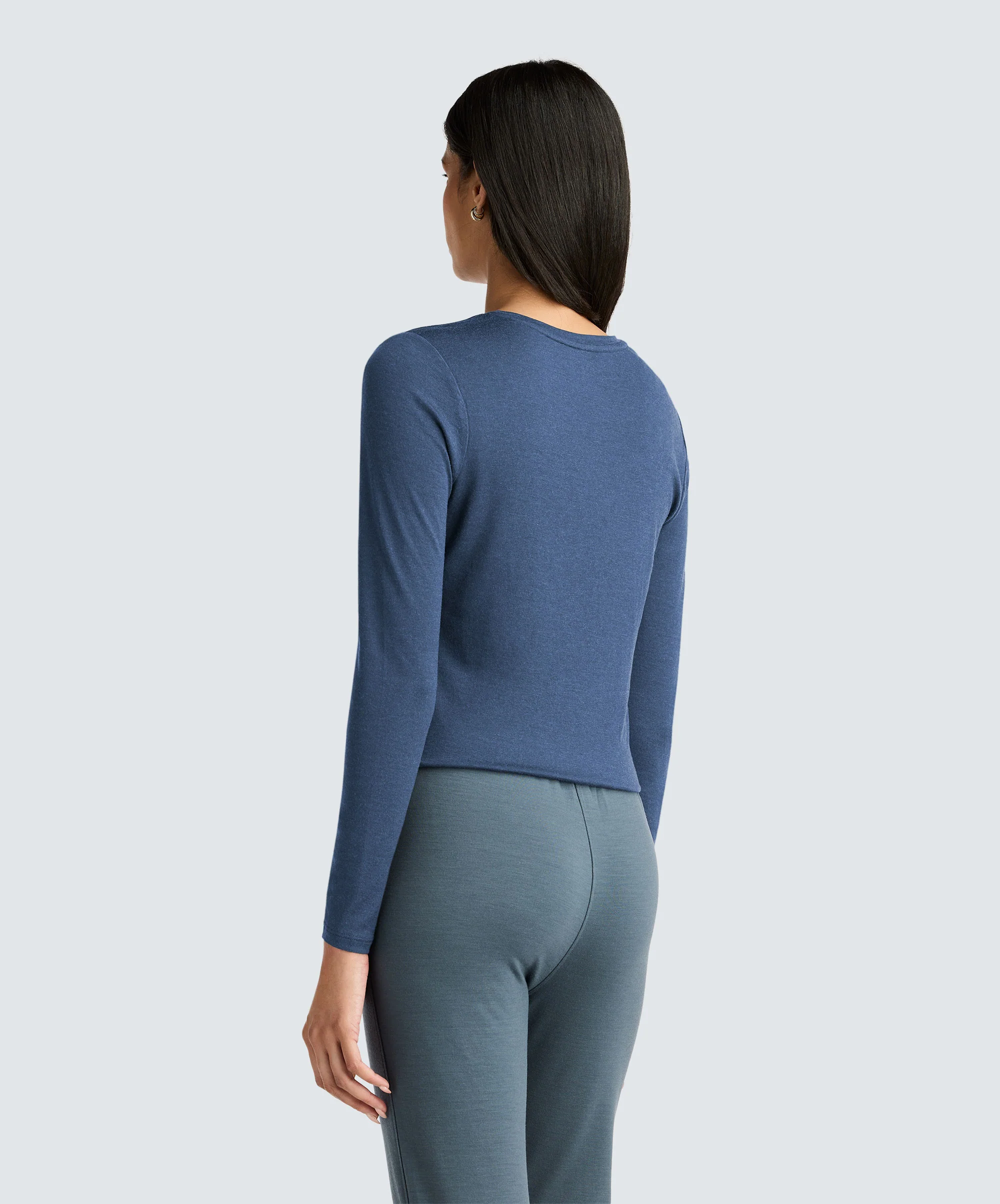 Women's Long Sleeve Merino Crew - Image 36