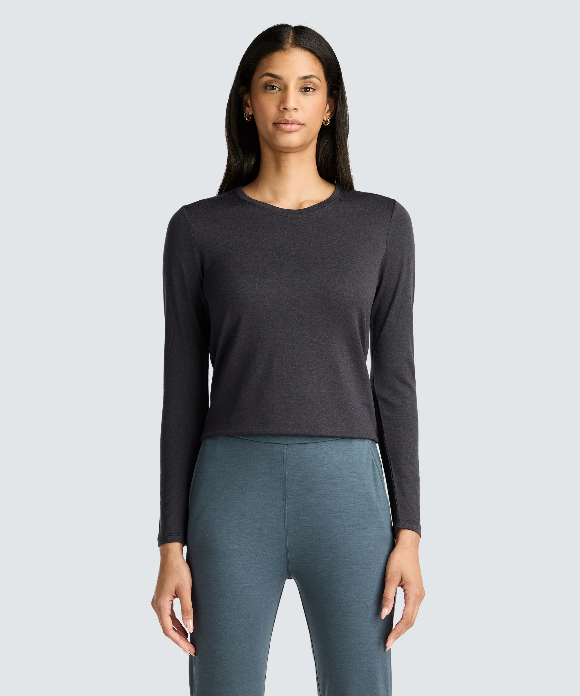 Women's Long Sleeve Merino Crew - Image 39