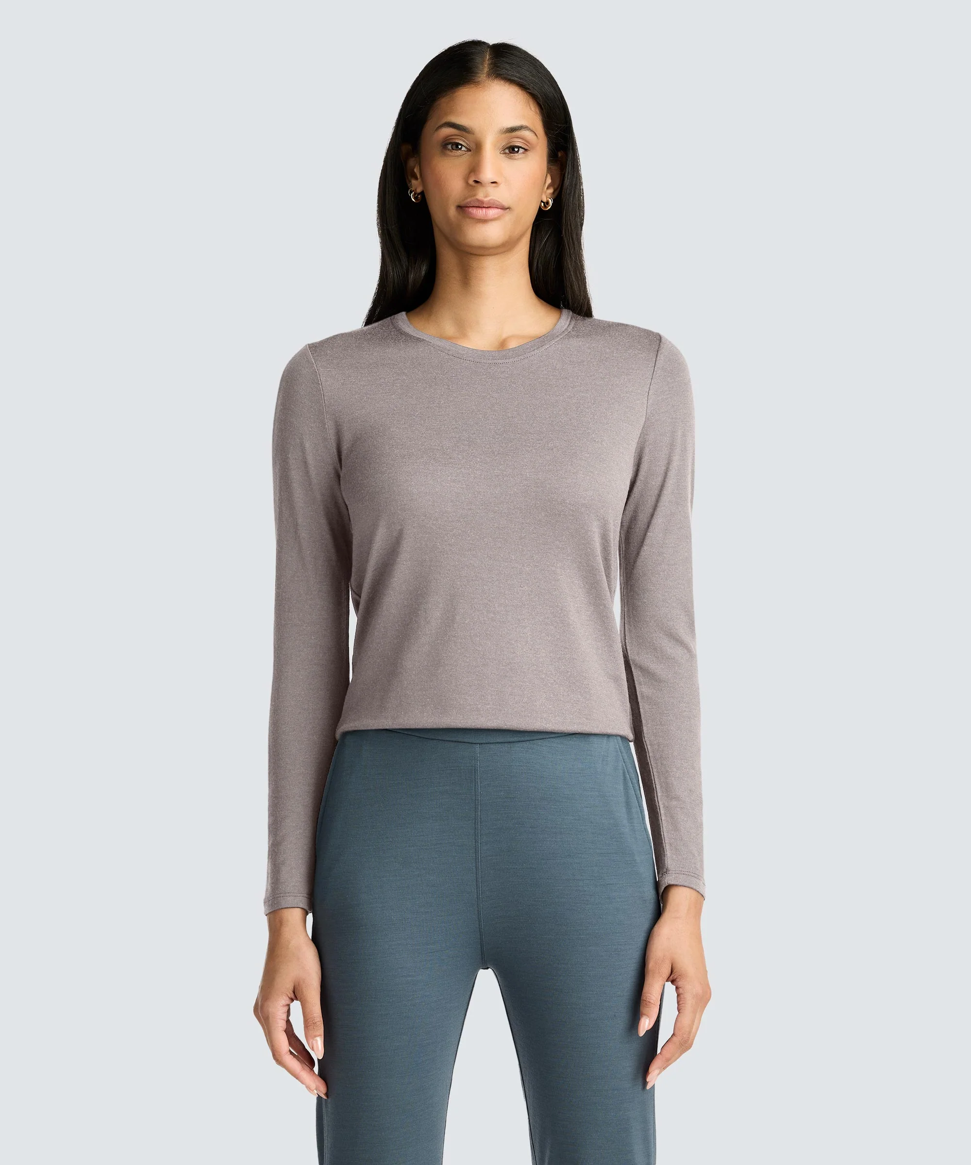 Women's Long Sleeve Merino Crew - Image 44