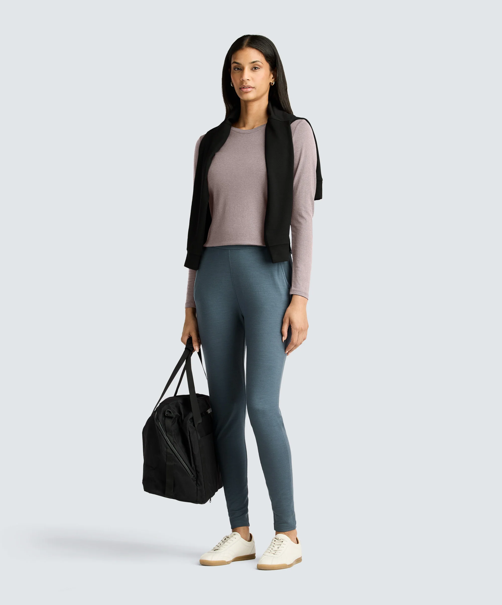 Women's Long Sleeve Merino Crew - Image 45