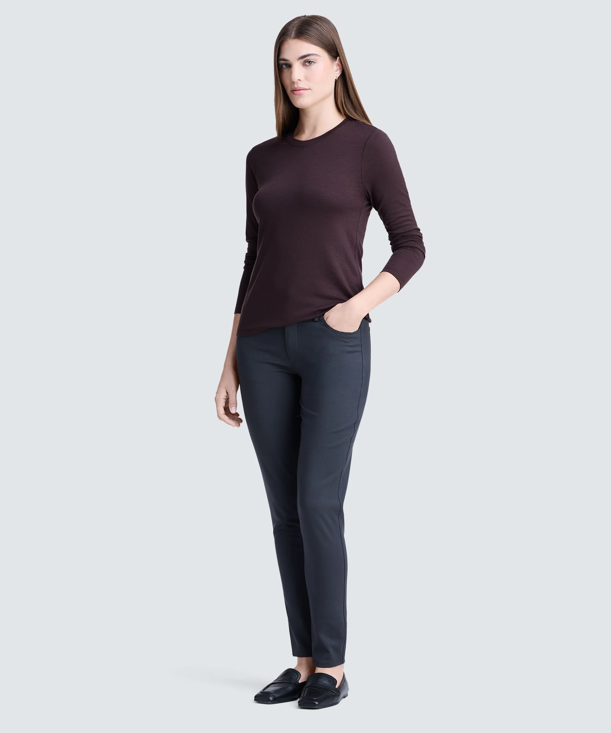 Women's Long Sleeve Merino Crew - Image 50