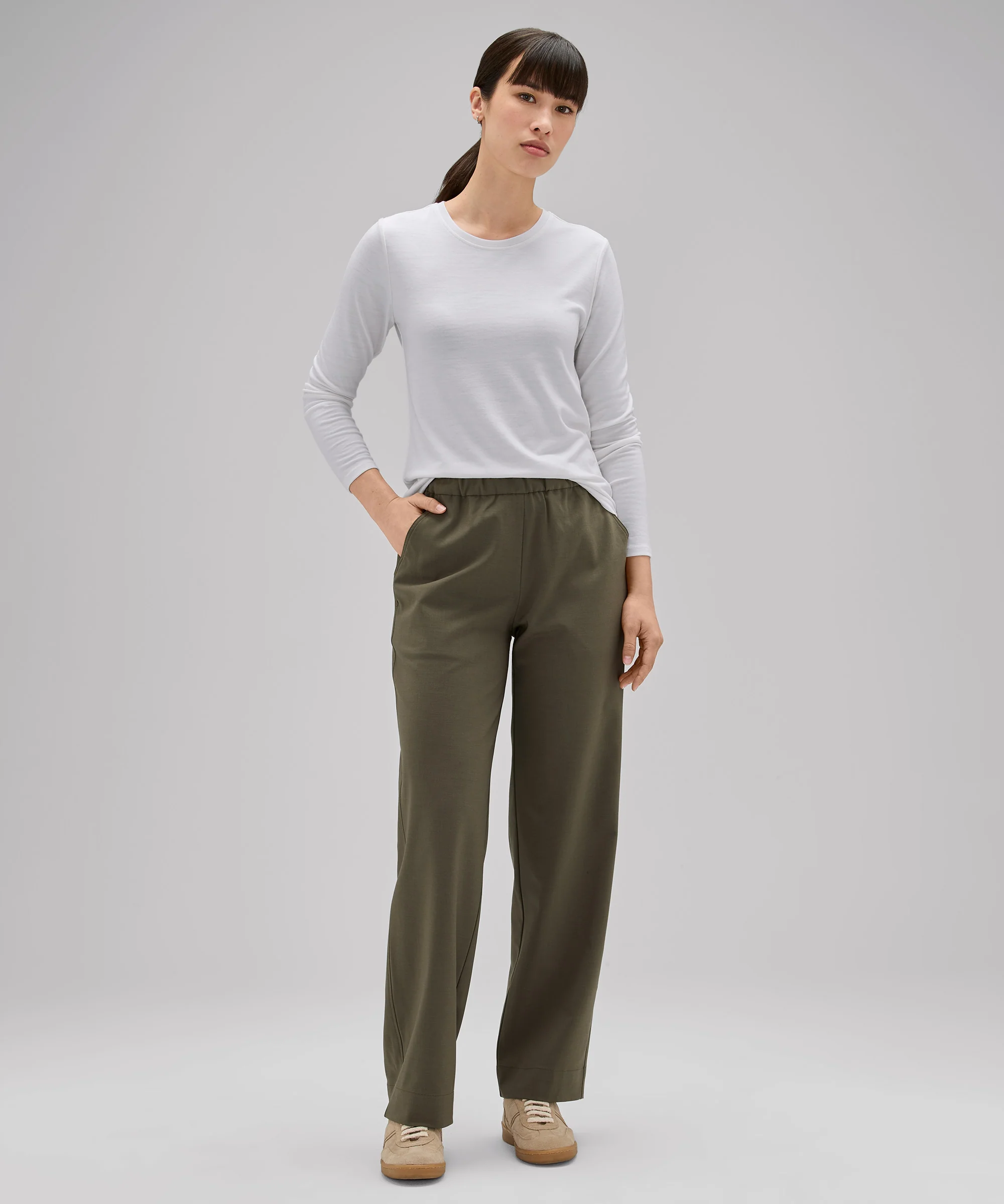 Women's Long Sleeve Merino Crew - Image 55