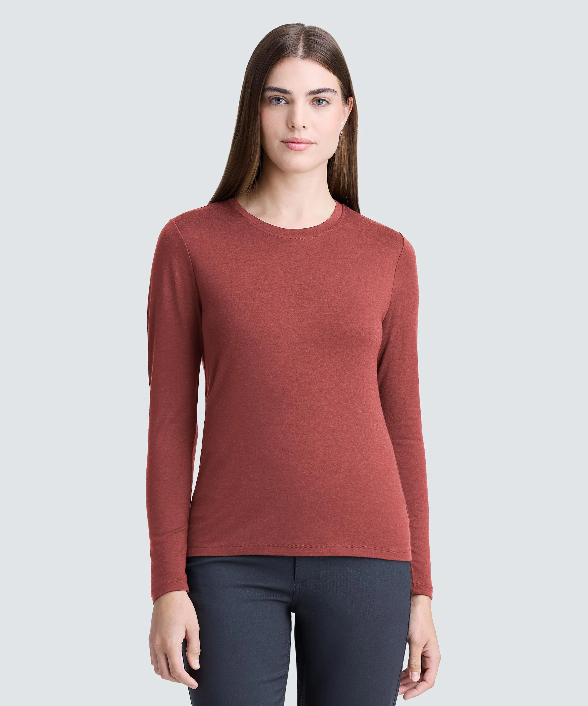 Women's Long Sleeve Merino Crew - Image 58