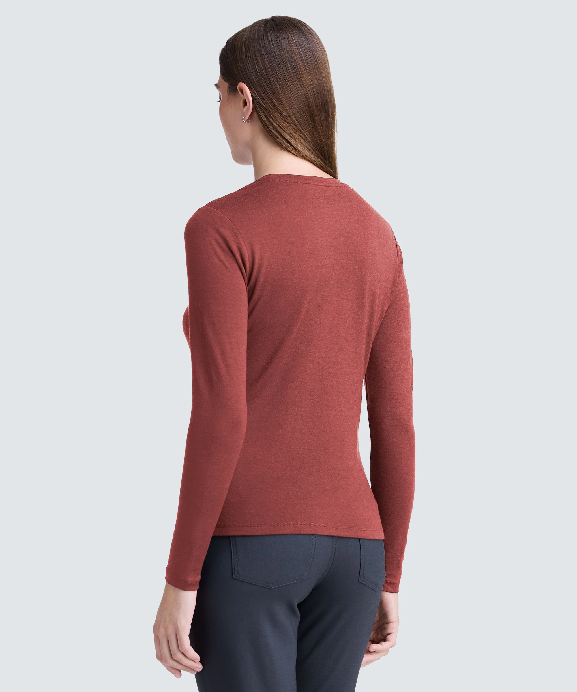 Women's Long Sleeve Merino Crew - Image 61