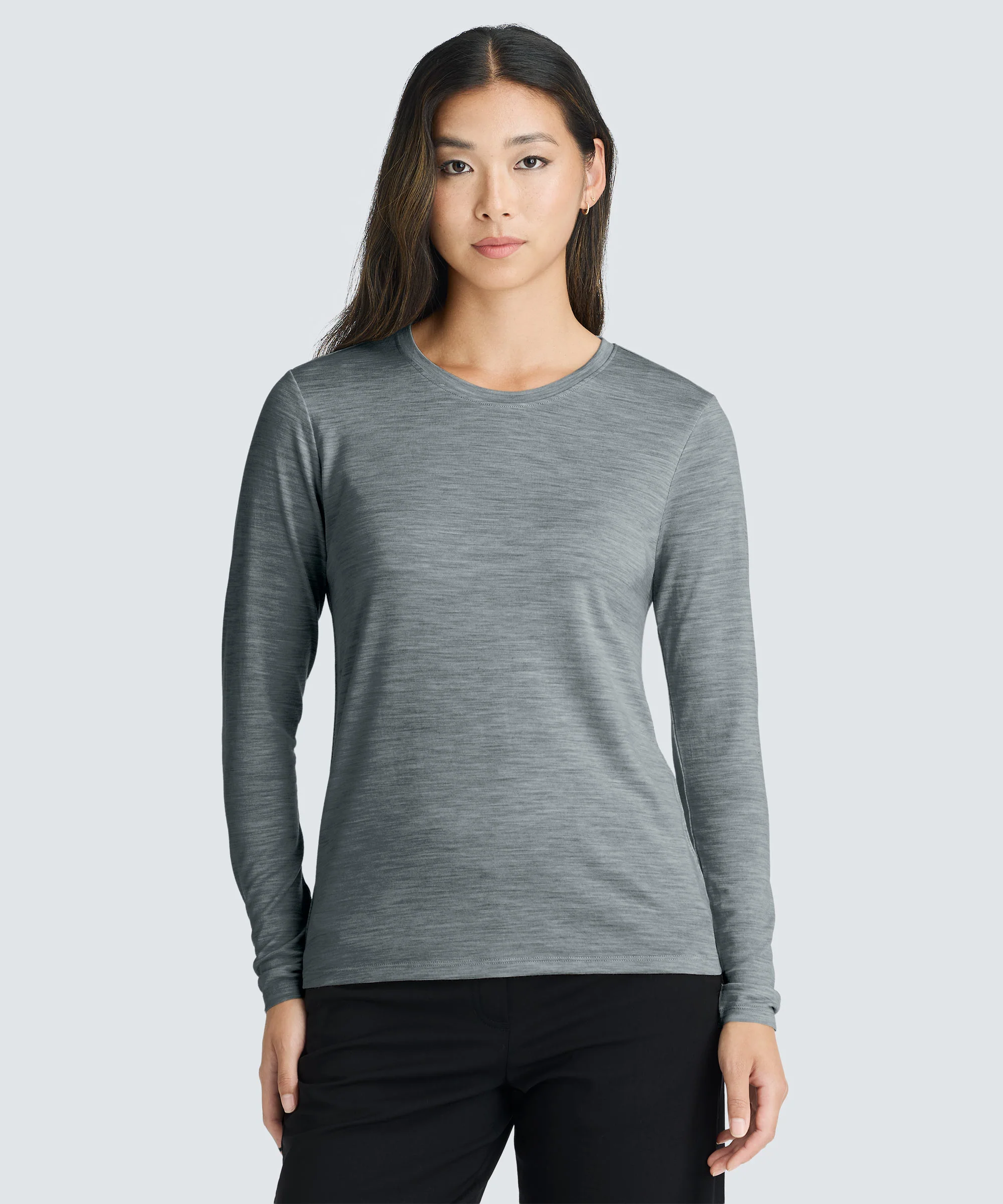 Women's Long Sleeve Merino Crew - Image 63