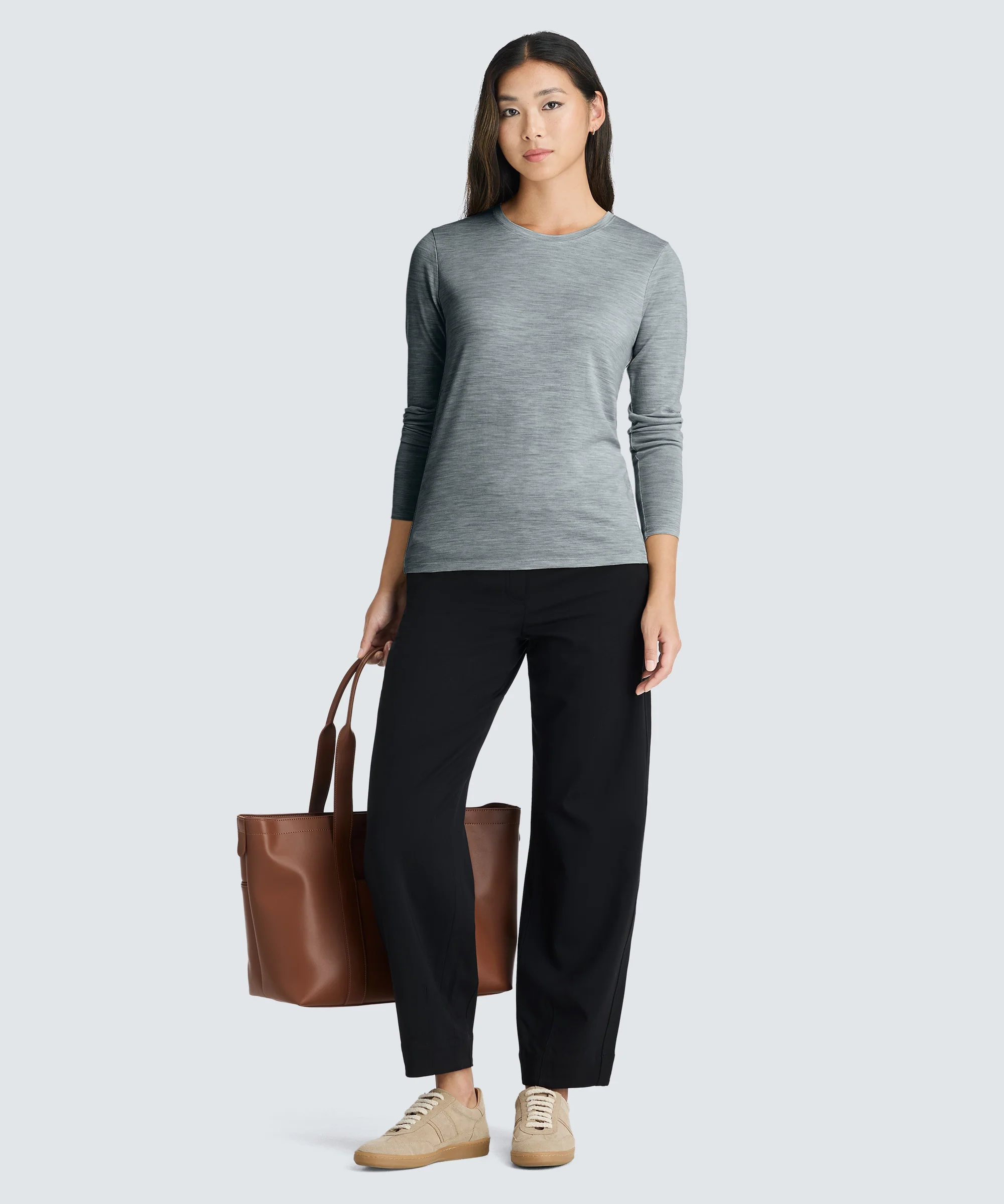 Women's Long Sleeve Merino Crew - Image 64